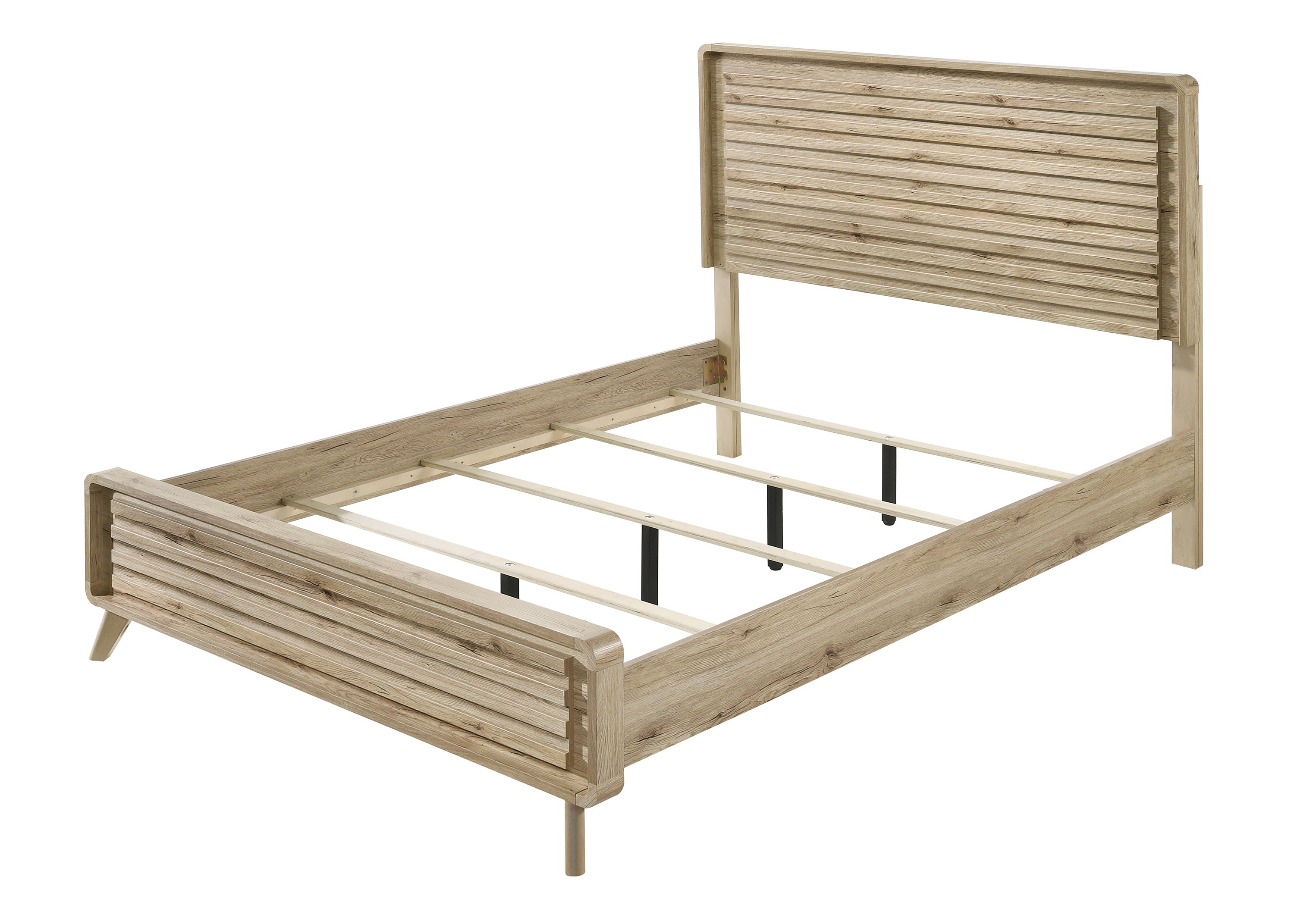 Dawson Light Wood Panel Bedroom Set