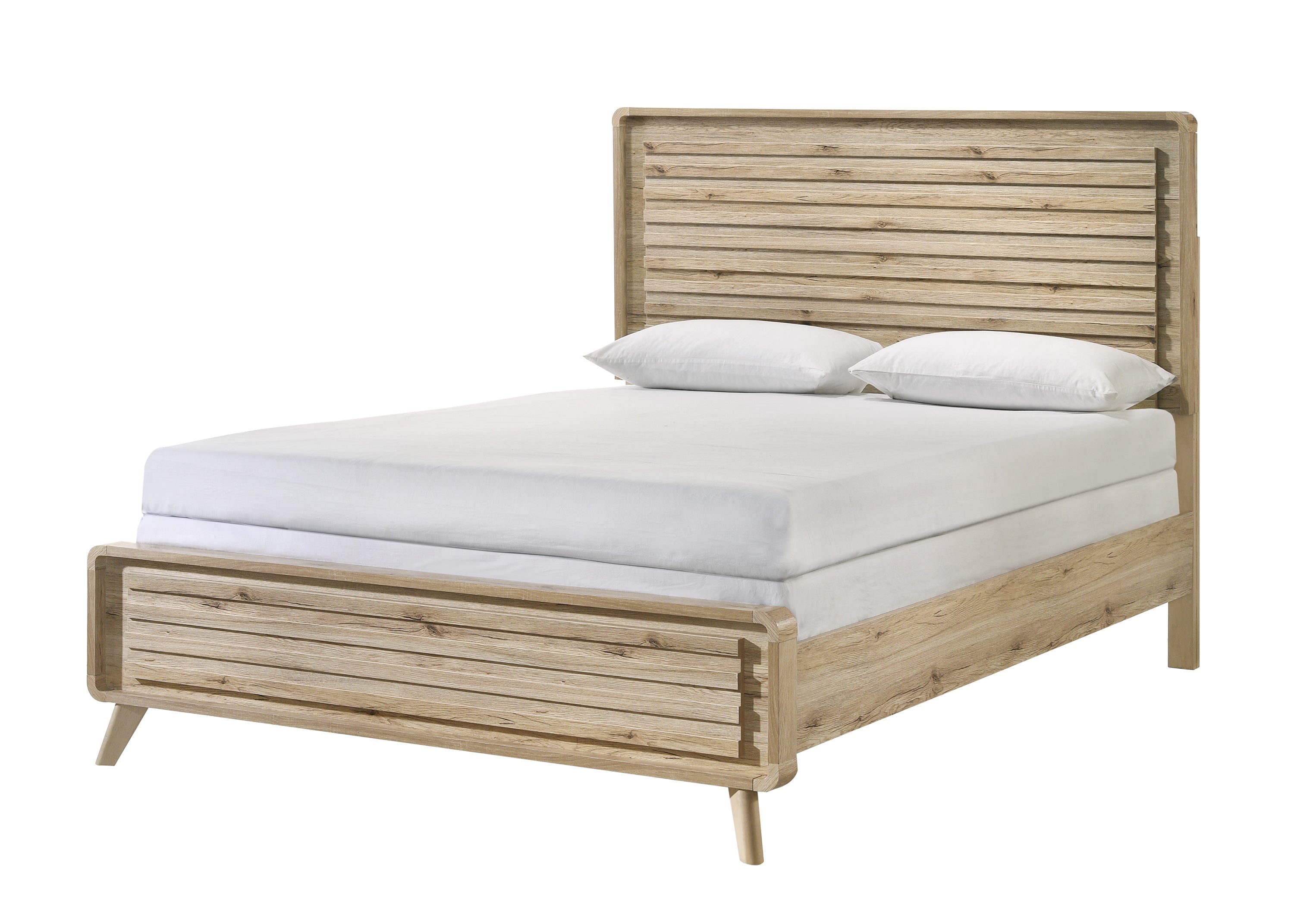 Dawson Light Wood Panel Bedroom Set