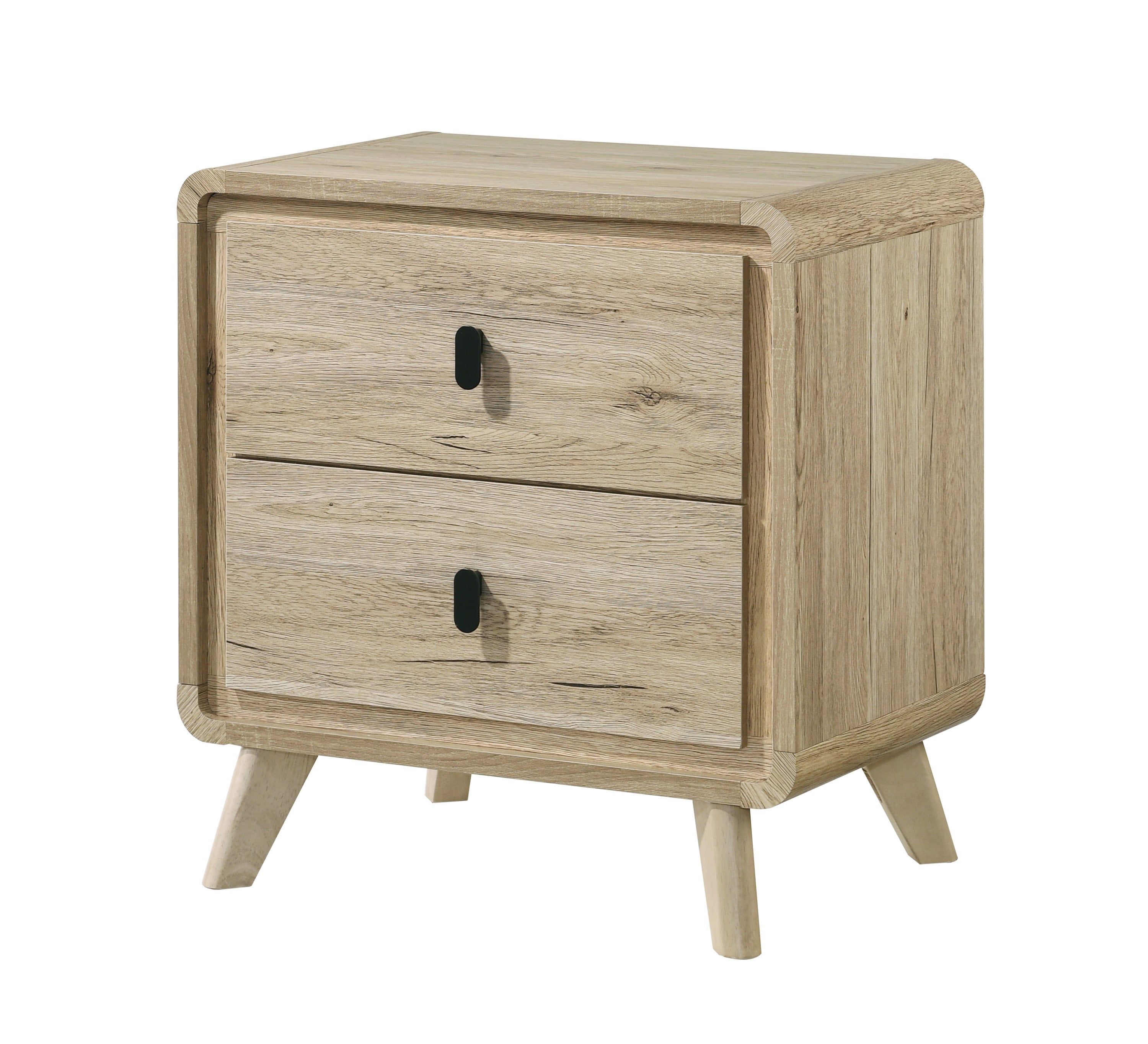 Dawson Light Wood Panel Bedroom Set