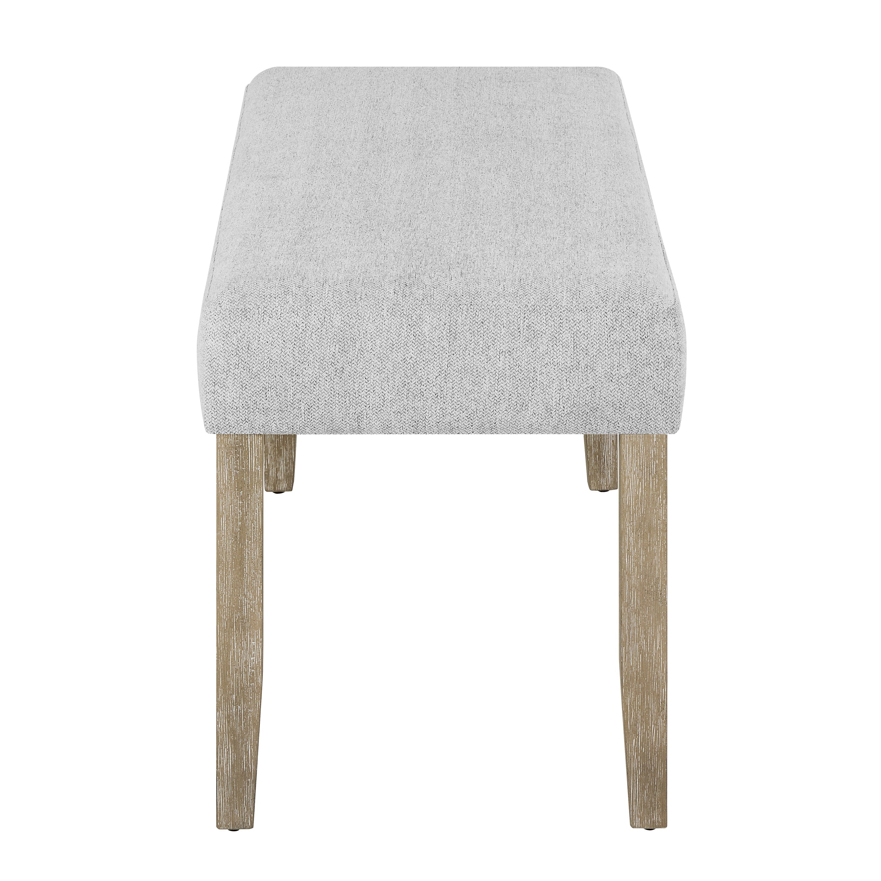 Hazel Light Gray Bench