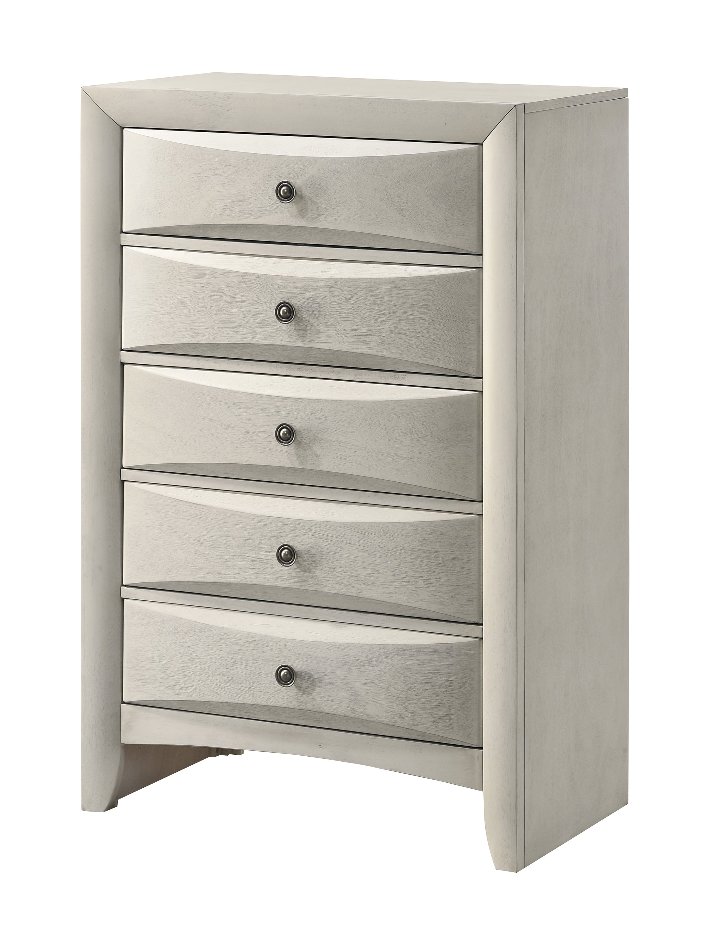 Emily White Storage Platform Bedroom Set