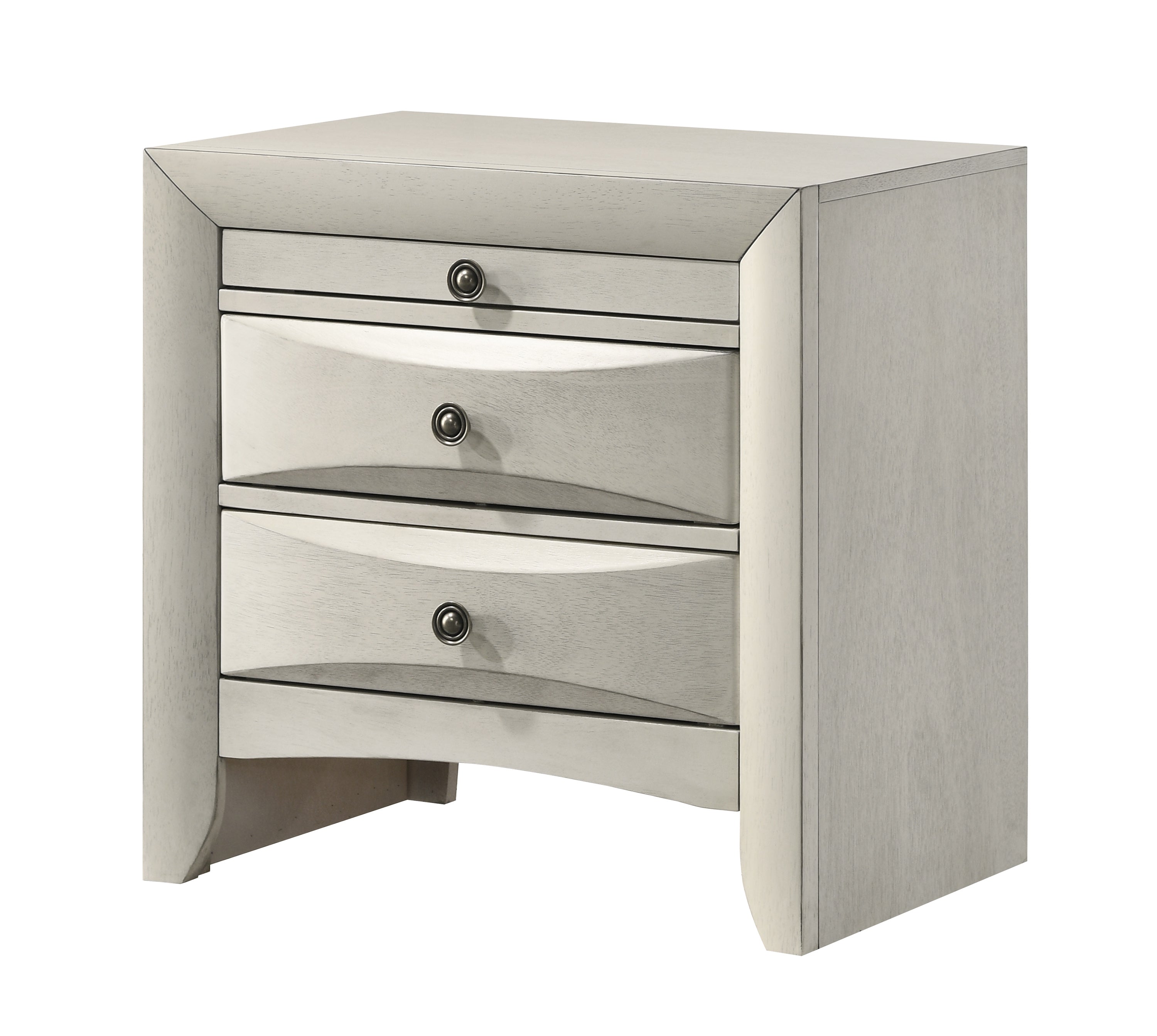 Emily White Storage Platform Bedroom Set