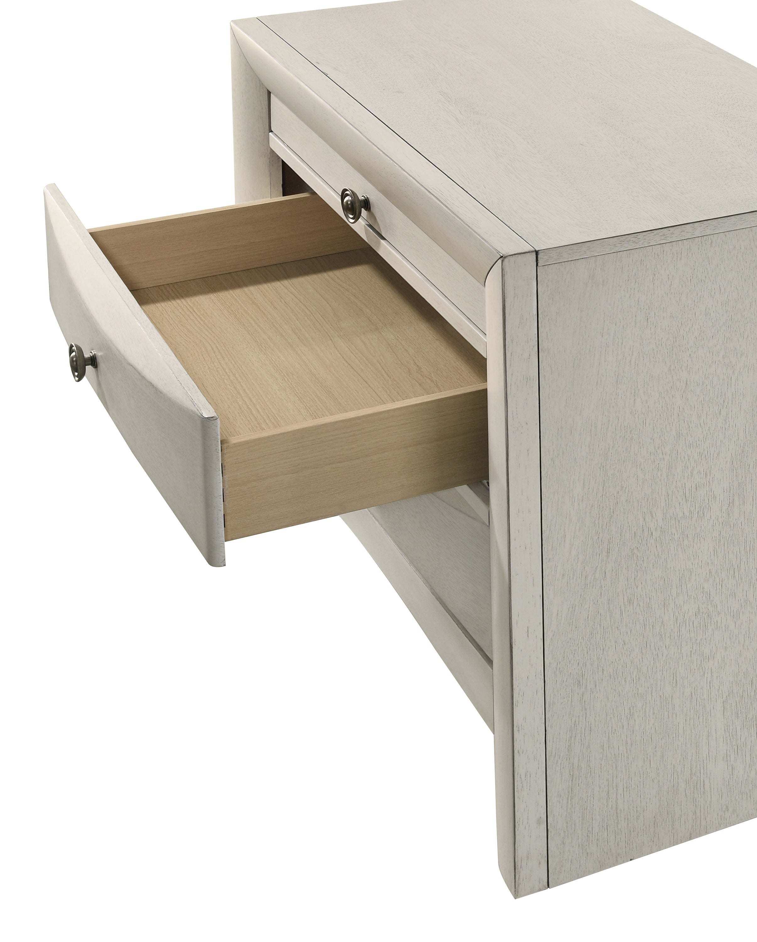 Emily White Storage Platform Bedroom Set