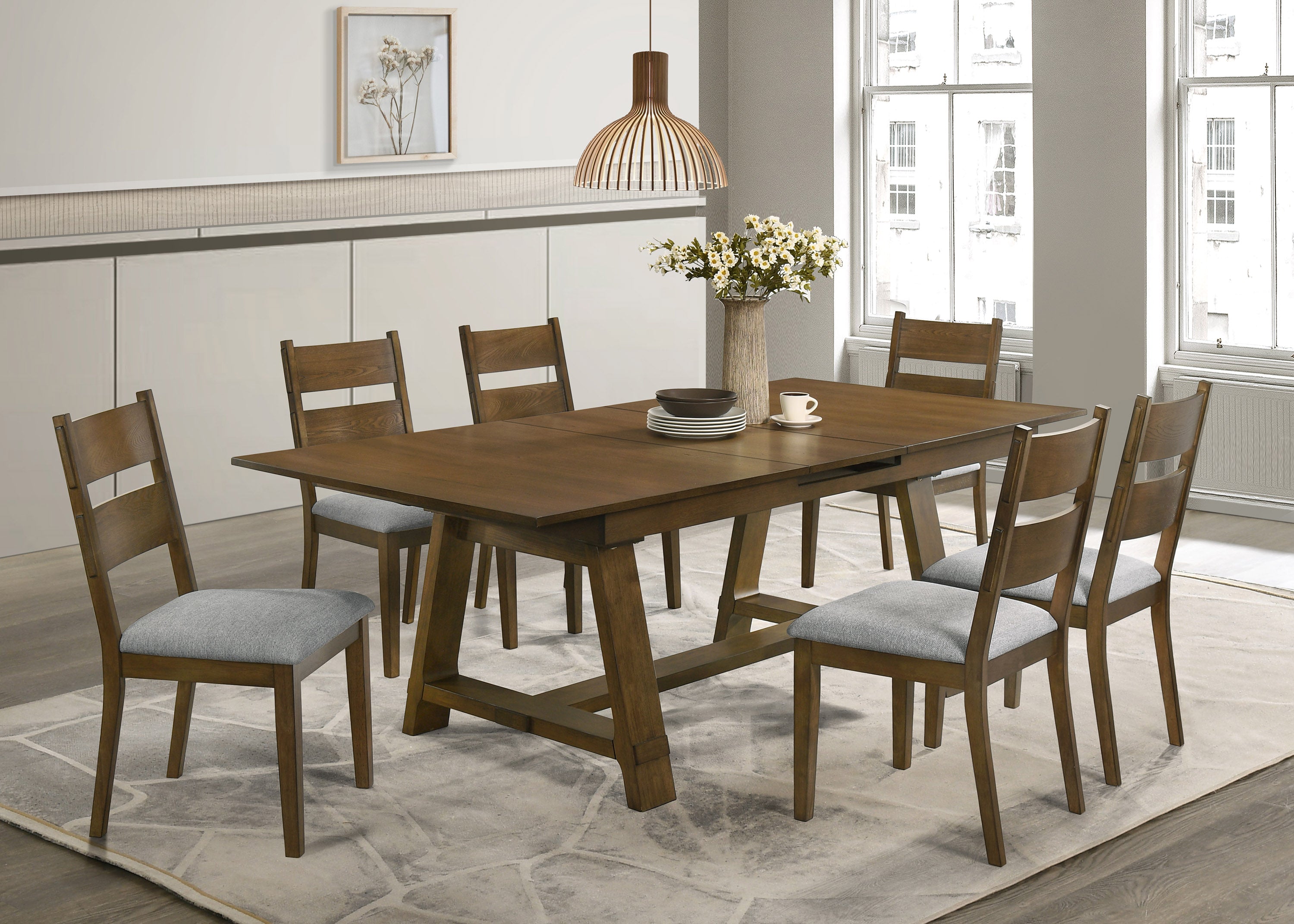 Everly Brown Dining Chair, Set of 2