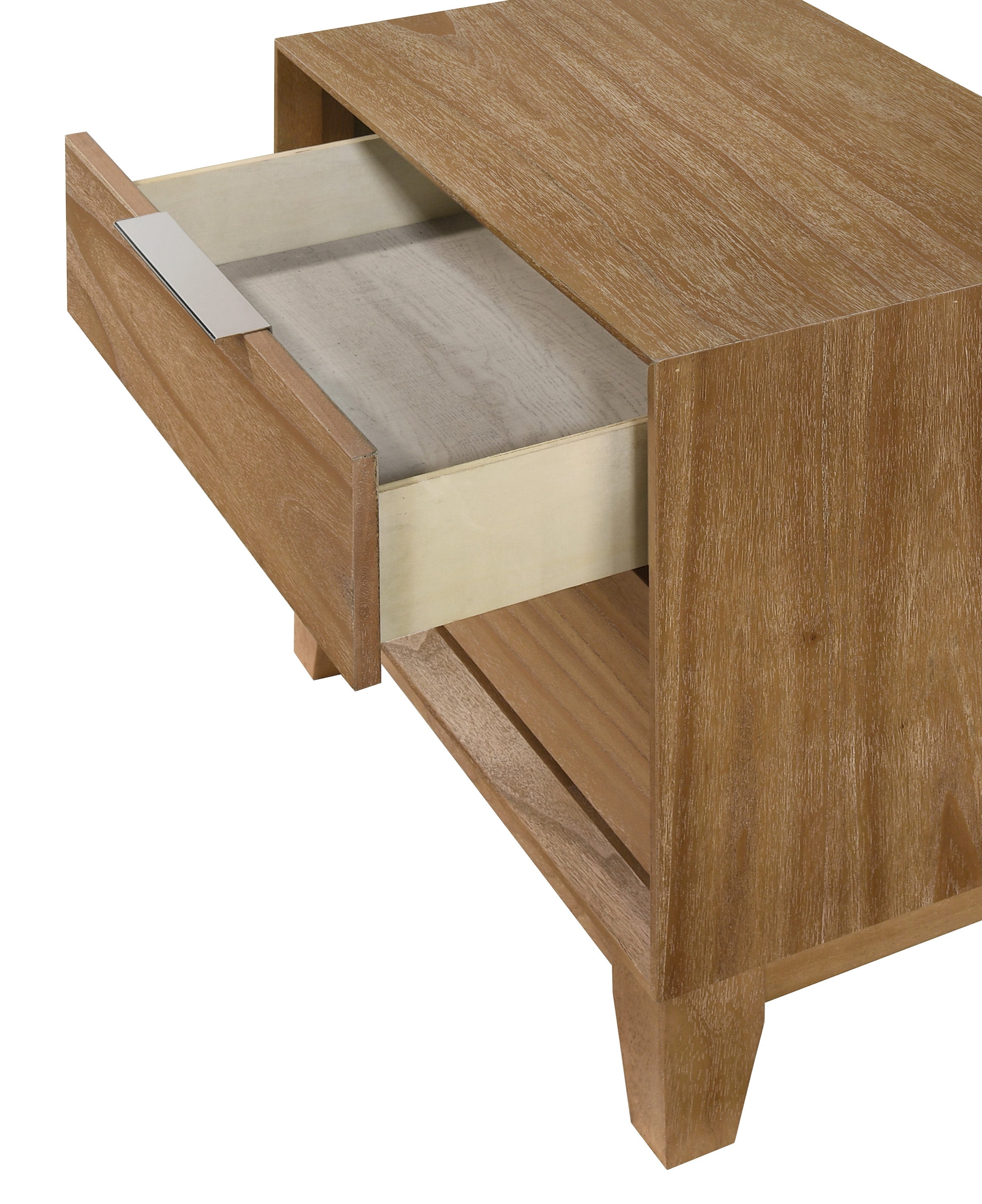 Florian Natural Wood Nightstand