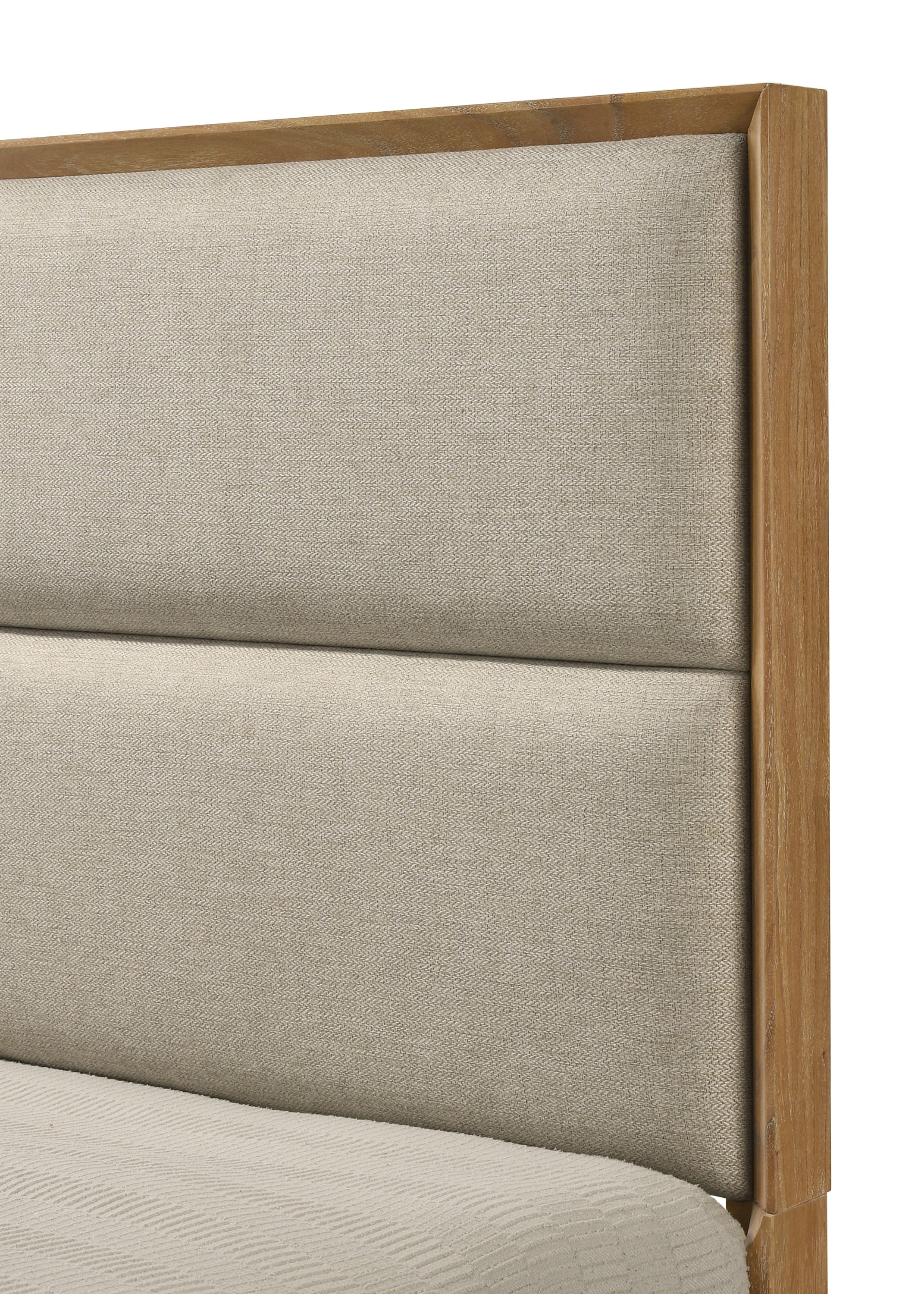 Florian Natural Wood Upholstered Storage Bedroom Set
