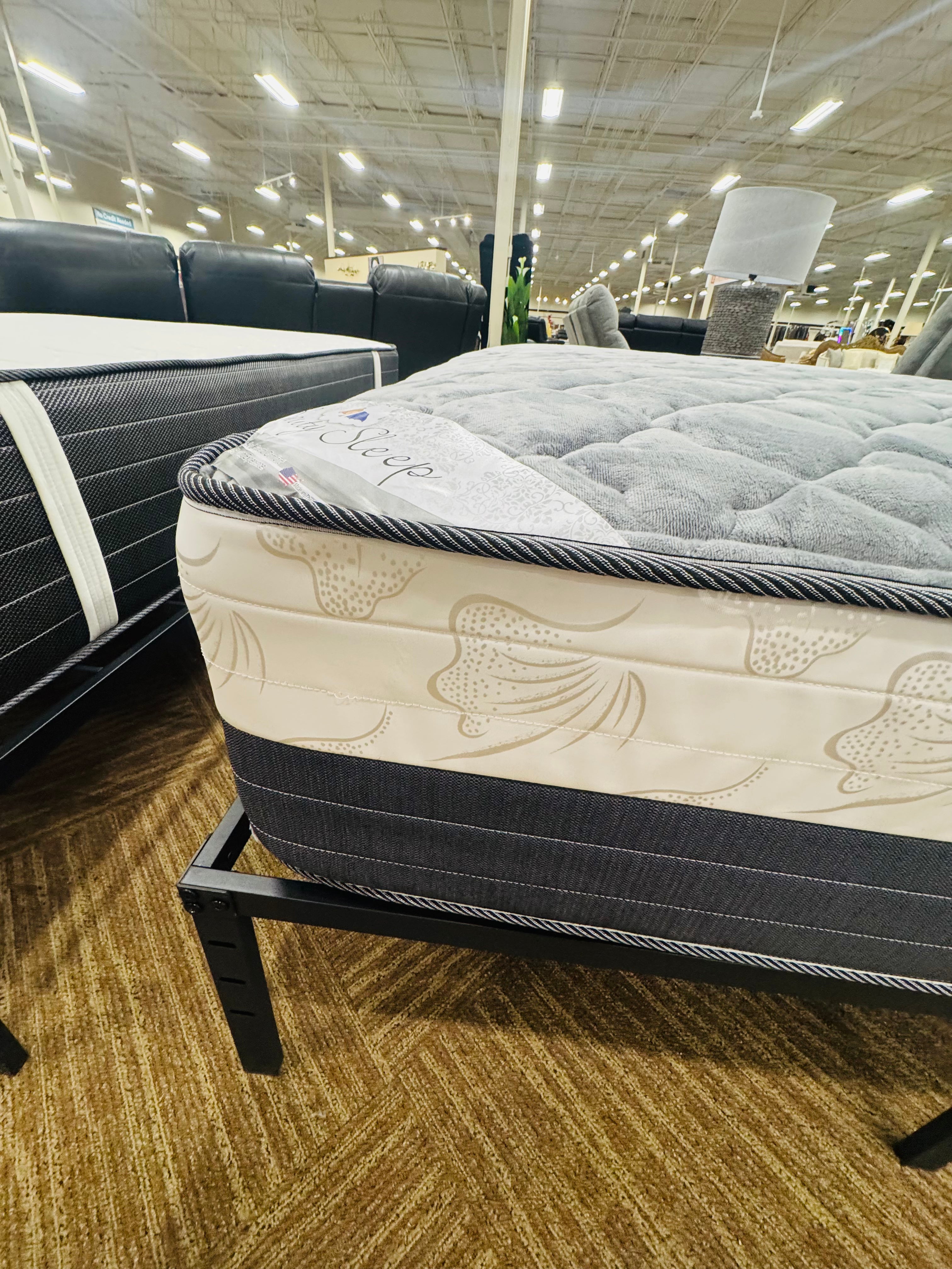 Beauty sleep plush mattress