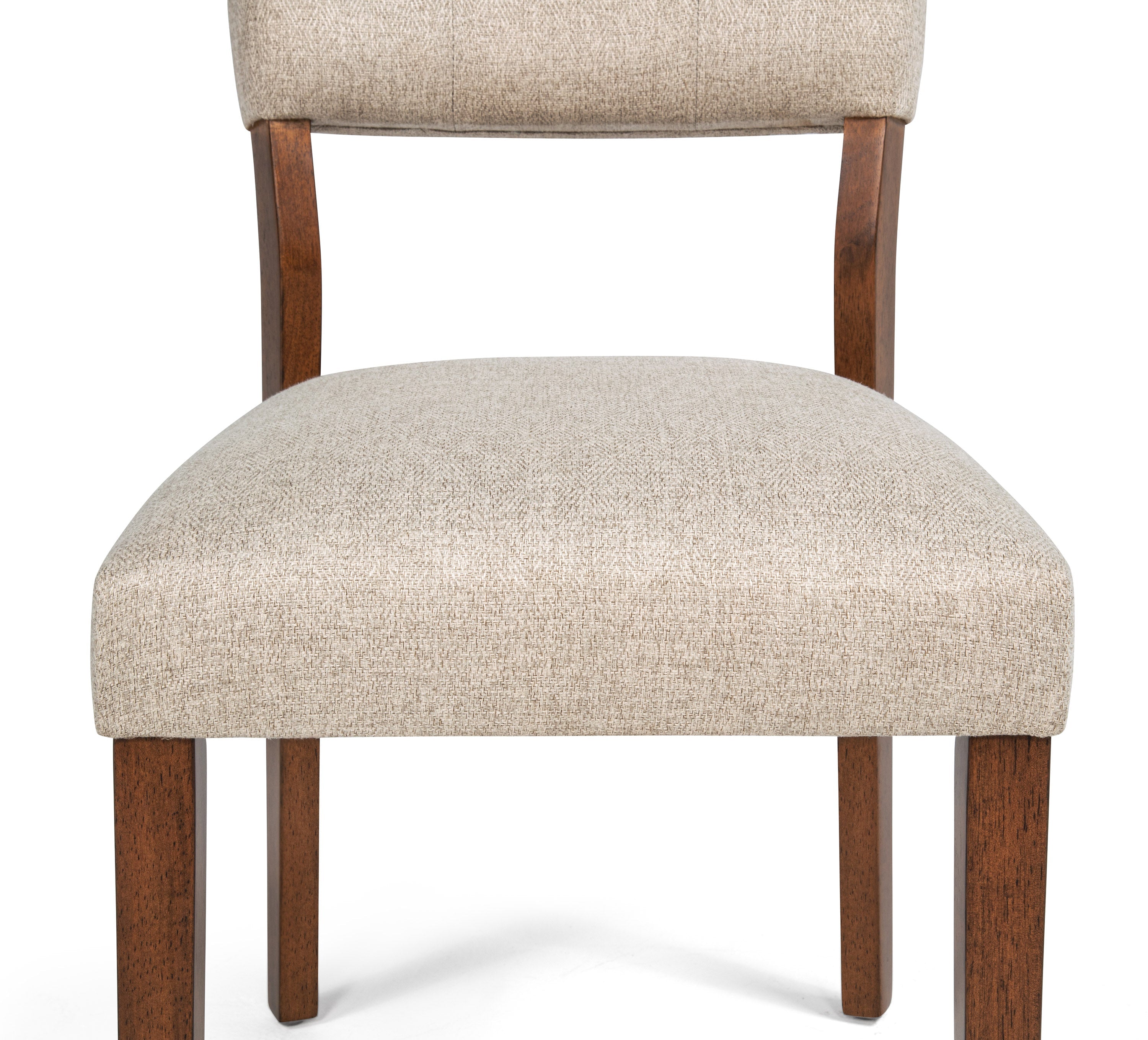 Gregory Beige/Brown Dining Side Chair, Set of 2