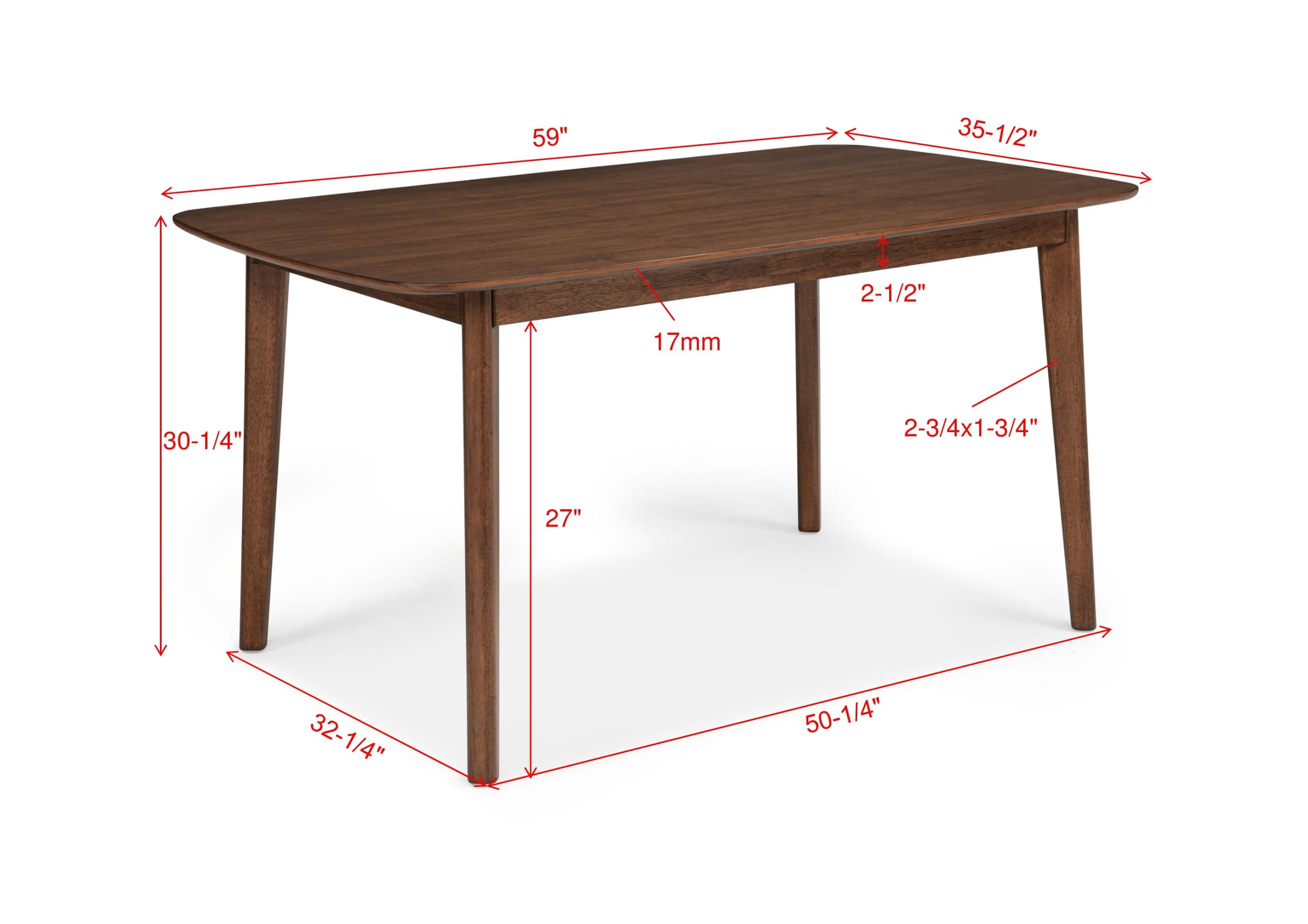 Gregory Brown Dining Table
