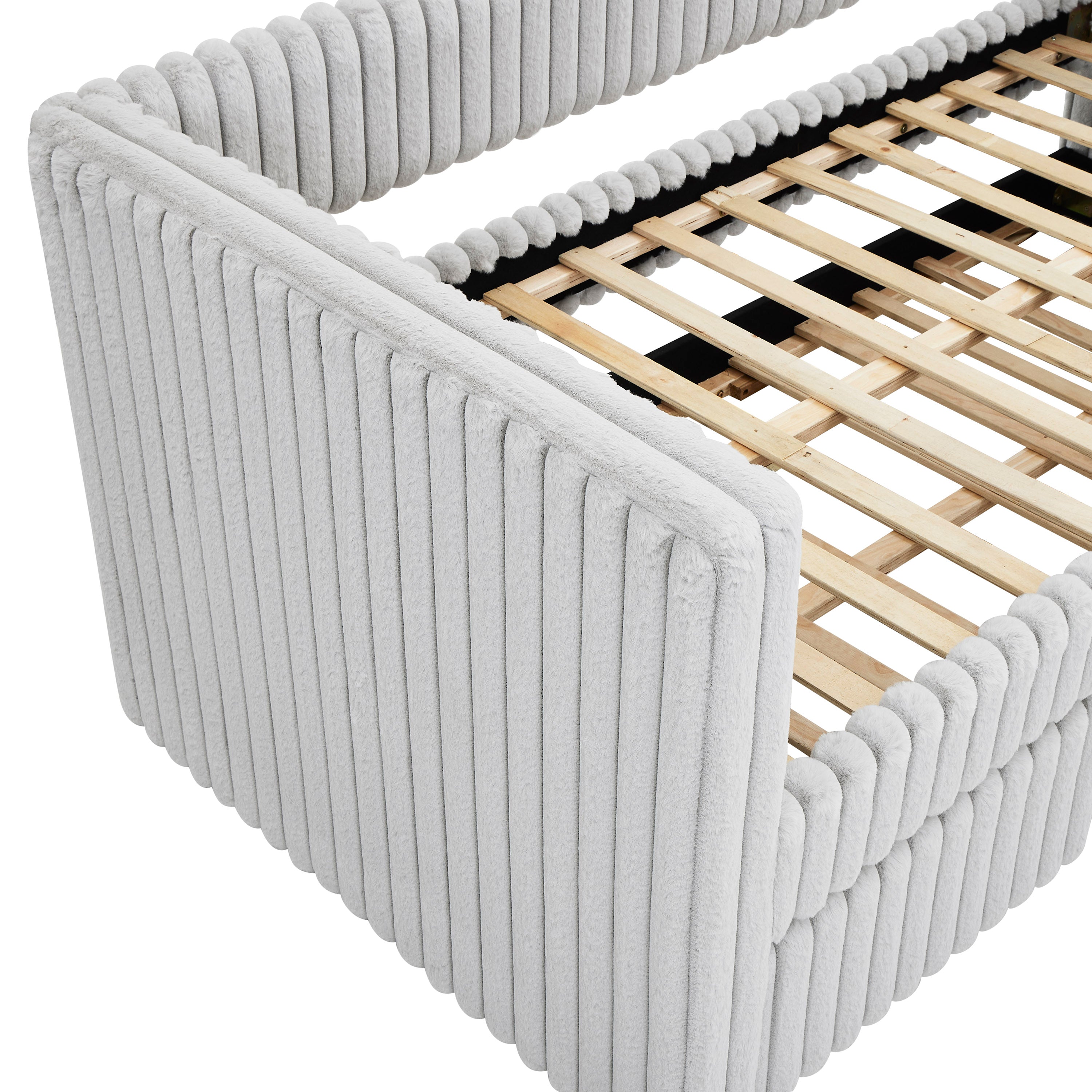 Hailey Light Gray Daybed with Trundle