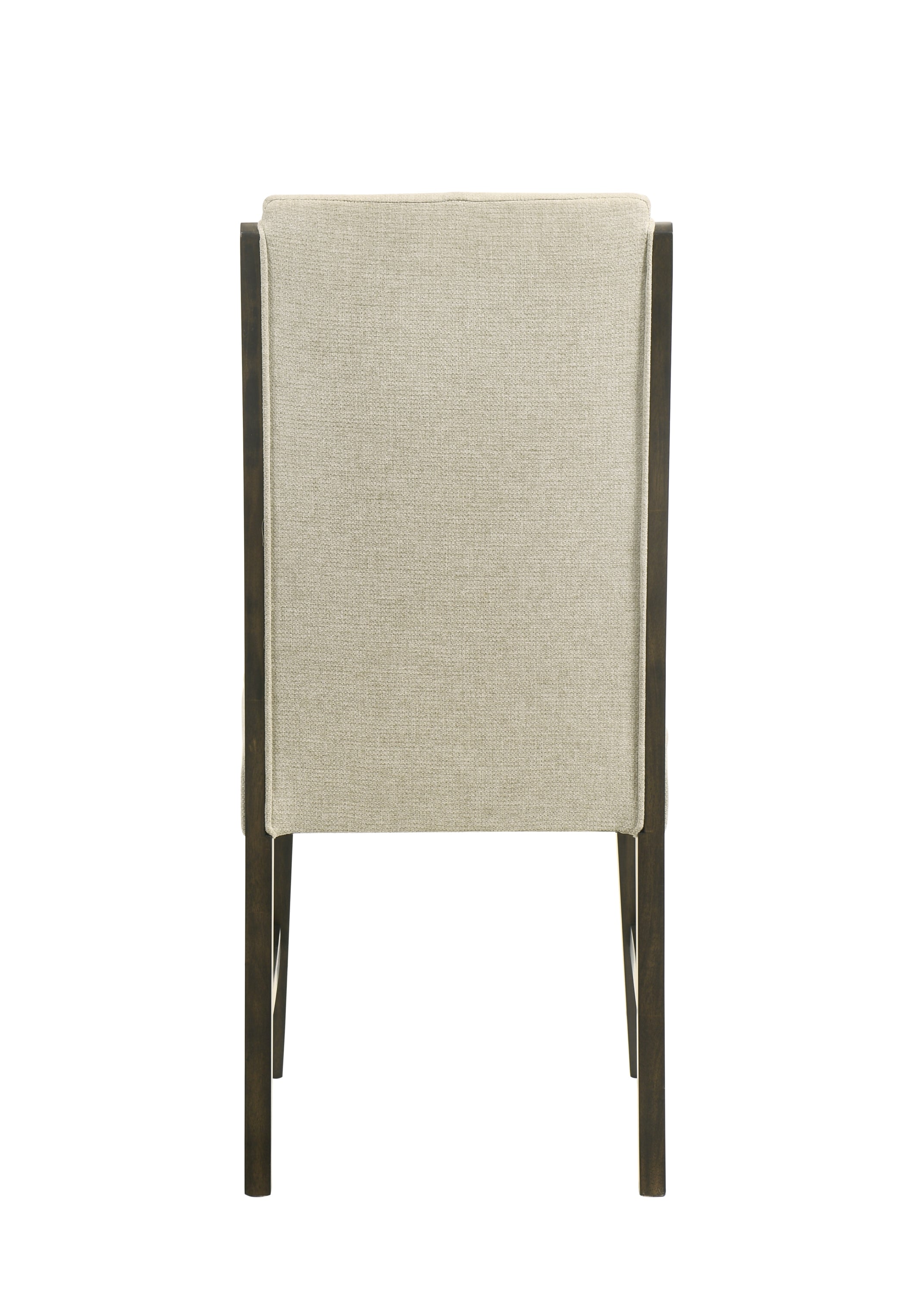 Herbert Espresso/Beige Dining Side Chair, Set of 2