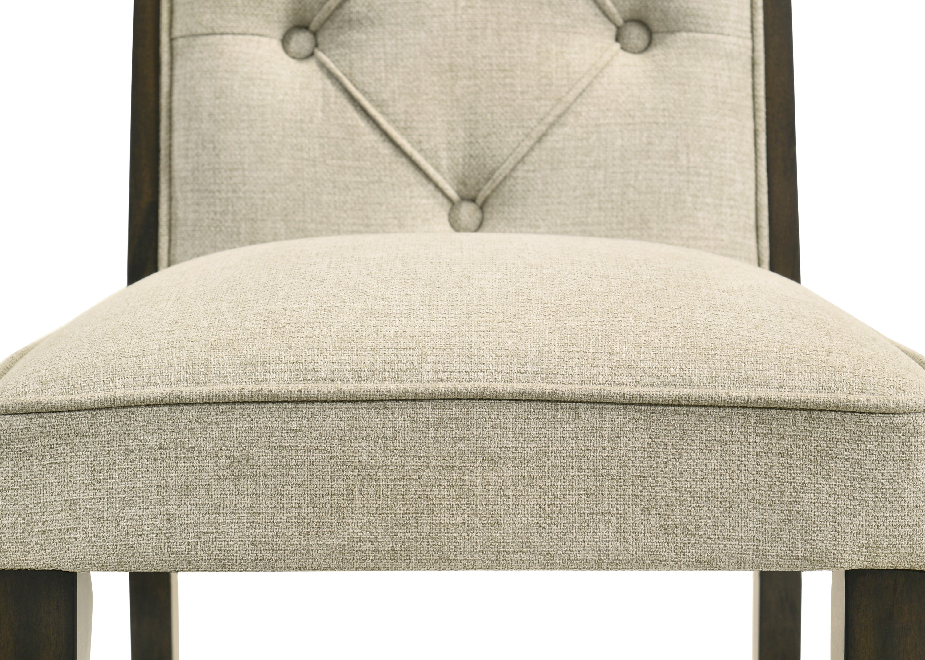 Herbert Espresso/Beige Dining Side Chair, Set of 2