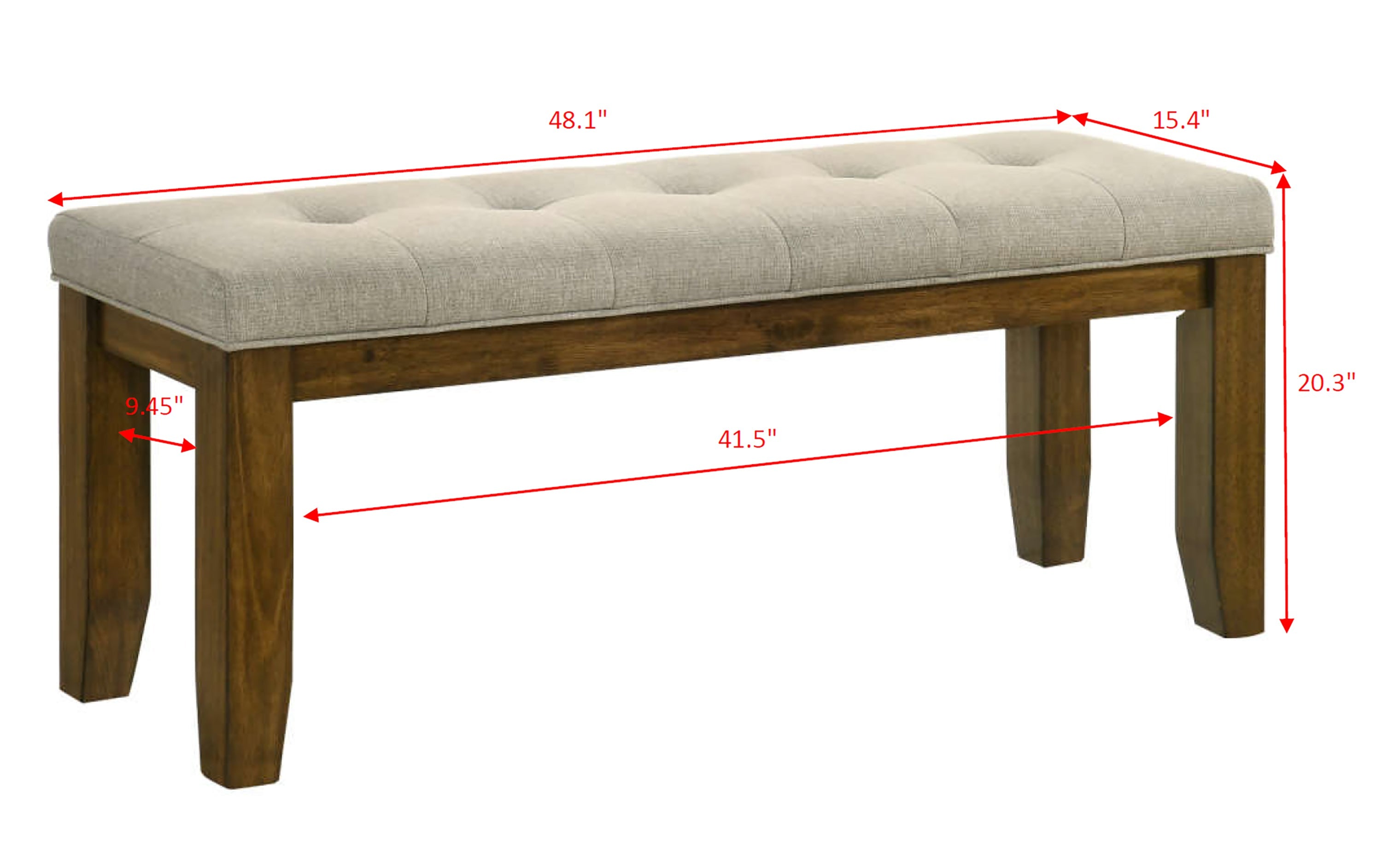 Hollister Brown Bench