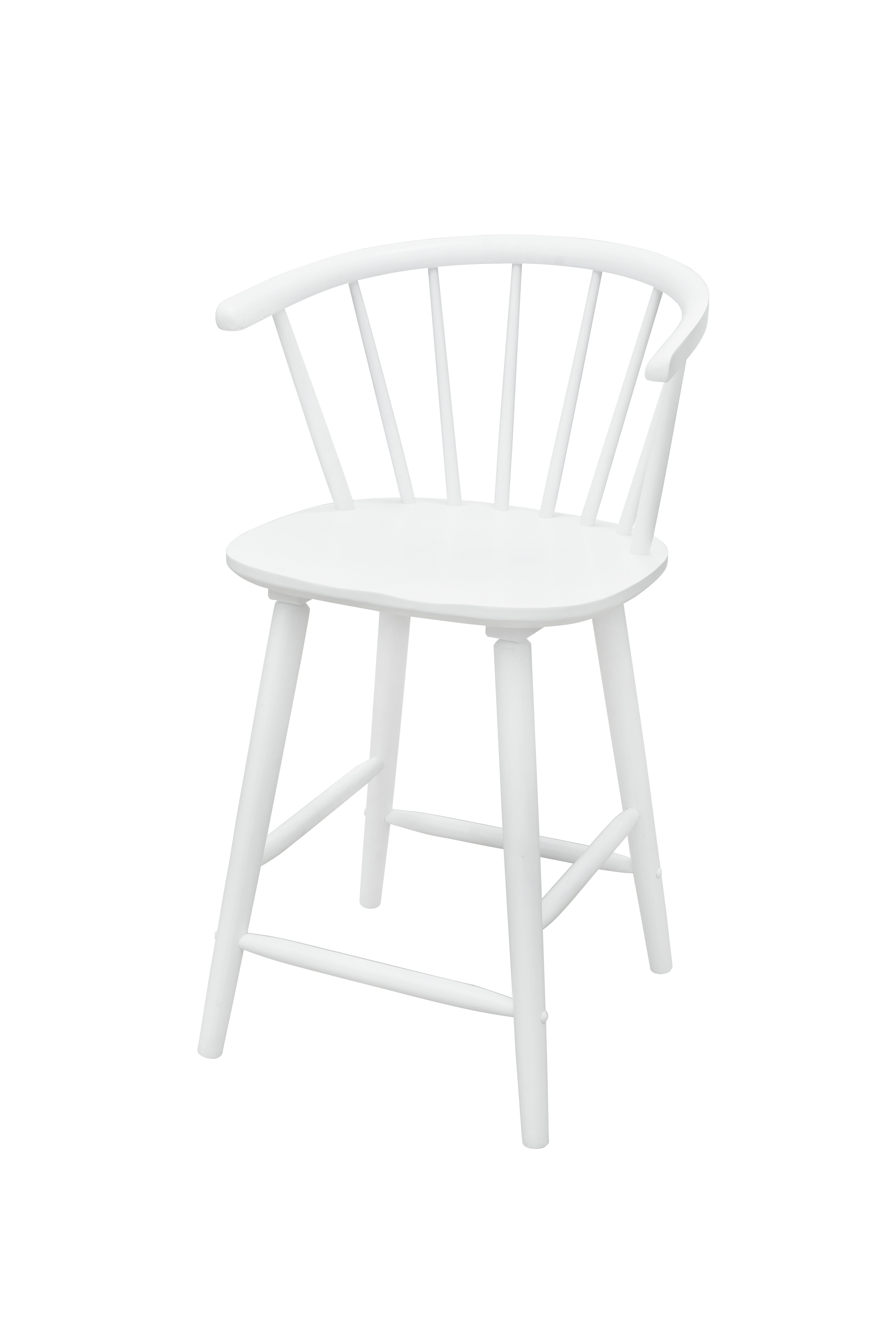 Janna White Counter Height Stool, Set of 2