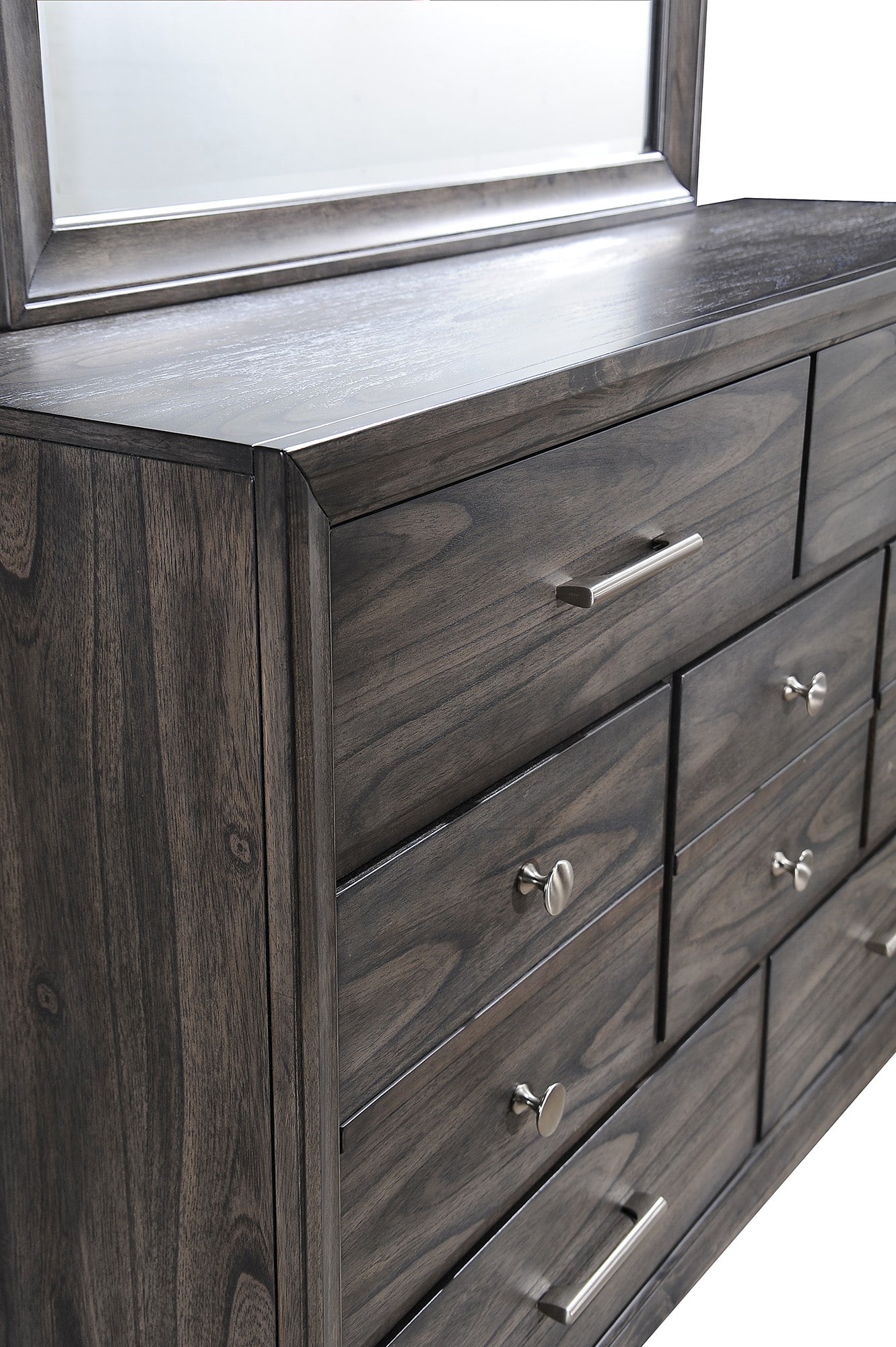 Jaymes Gray Sleigh Storage Platform Bedroom Set