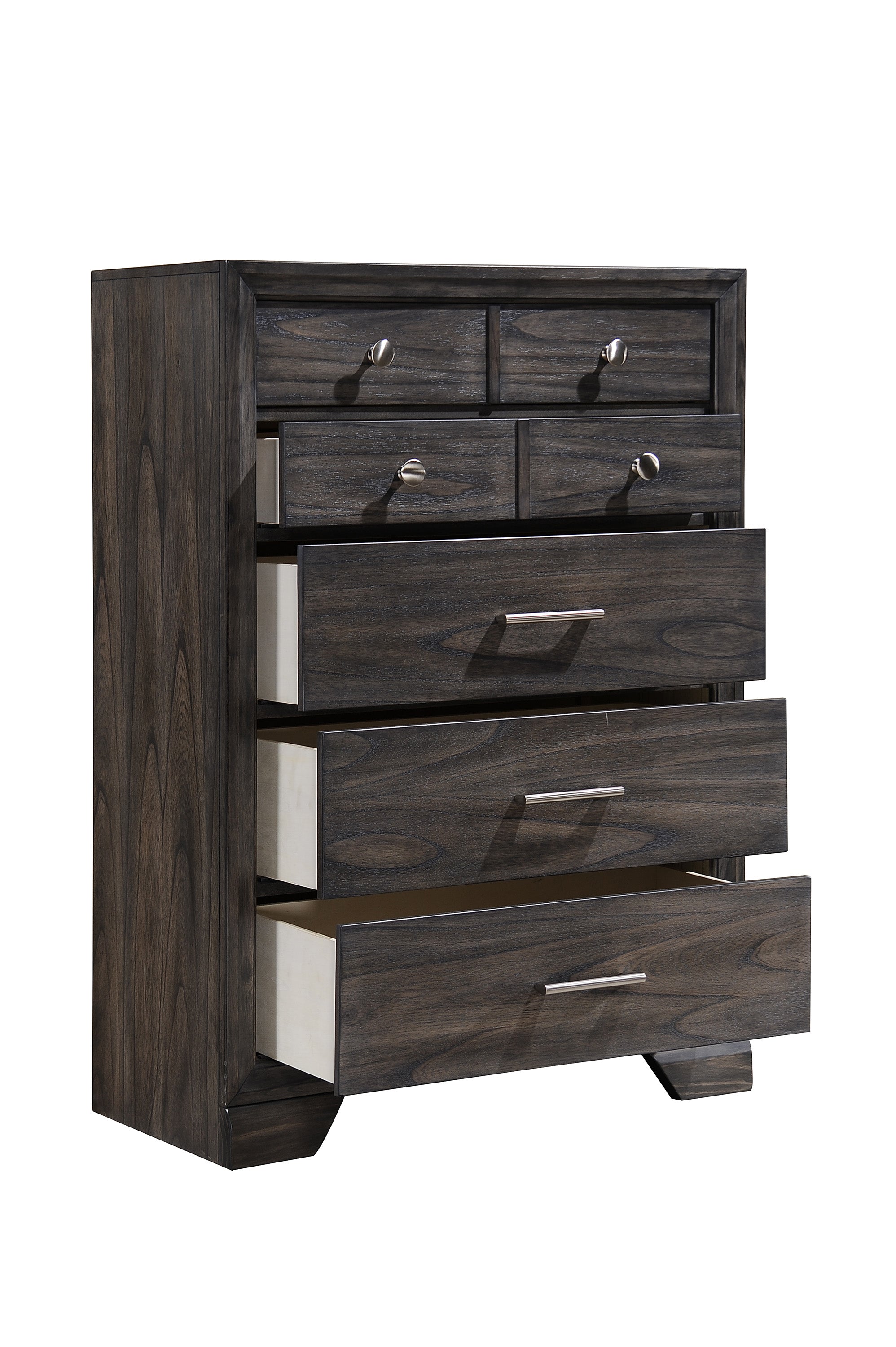 Jaymes Gray Sleigh Storage Platform Bedroom Set