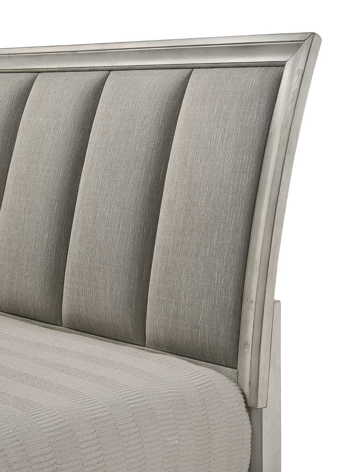 Jaymes White Mist Sleigh Storage Platform Bedroom Set