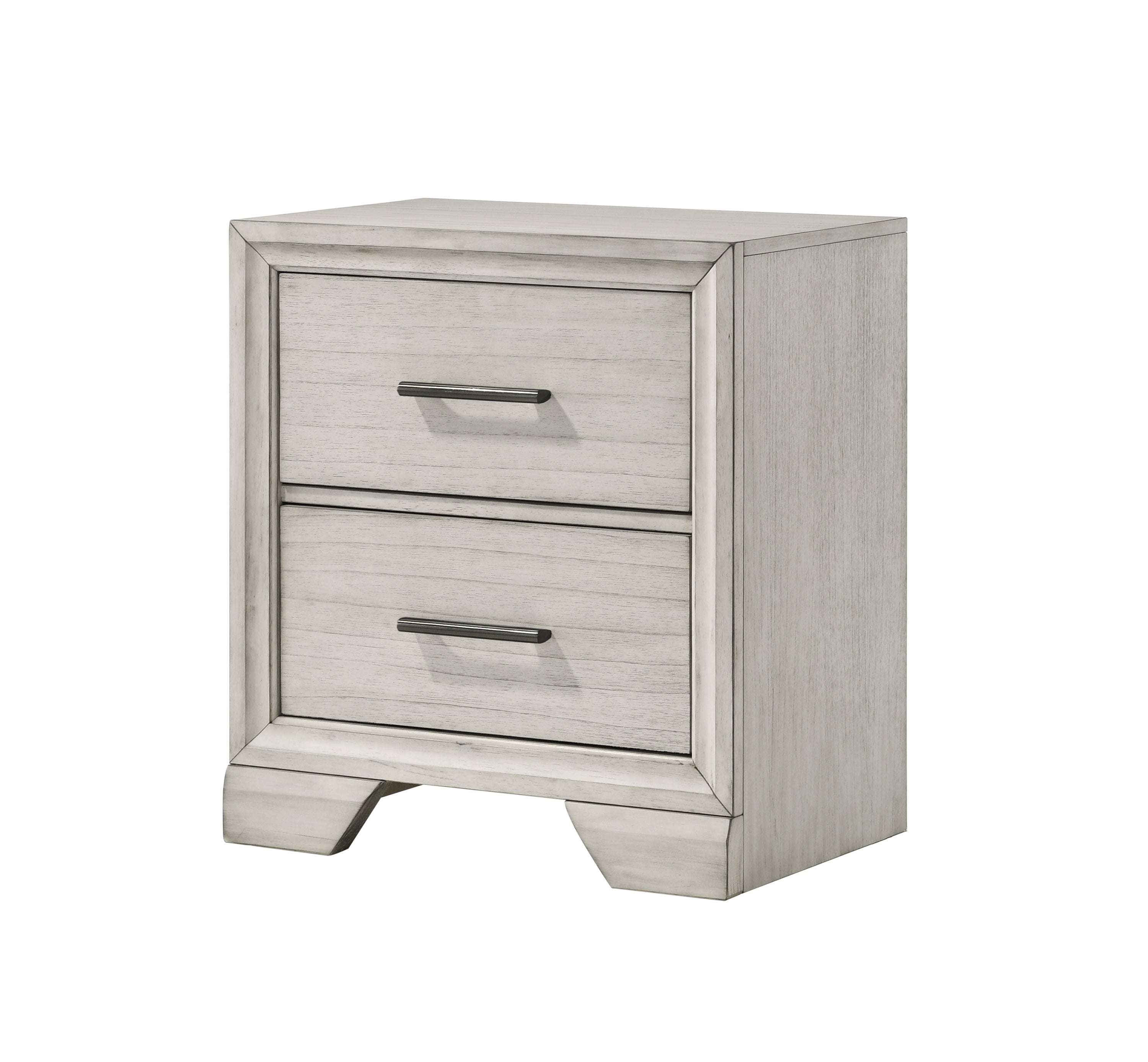 Jaymes White Mist Sleigh Storage Platform Bedroom Set