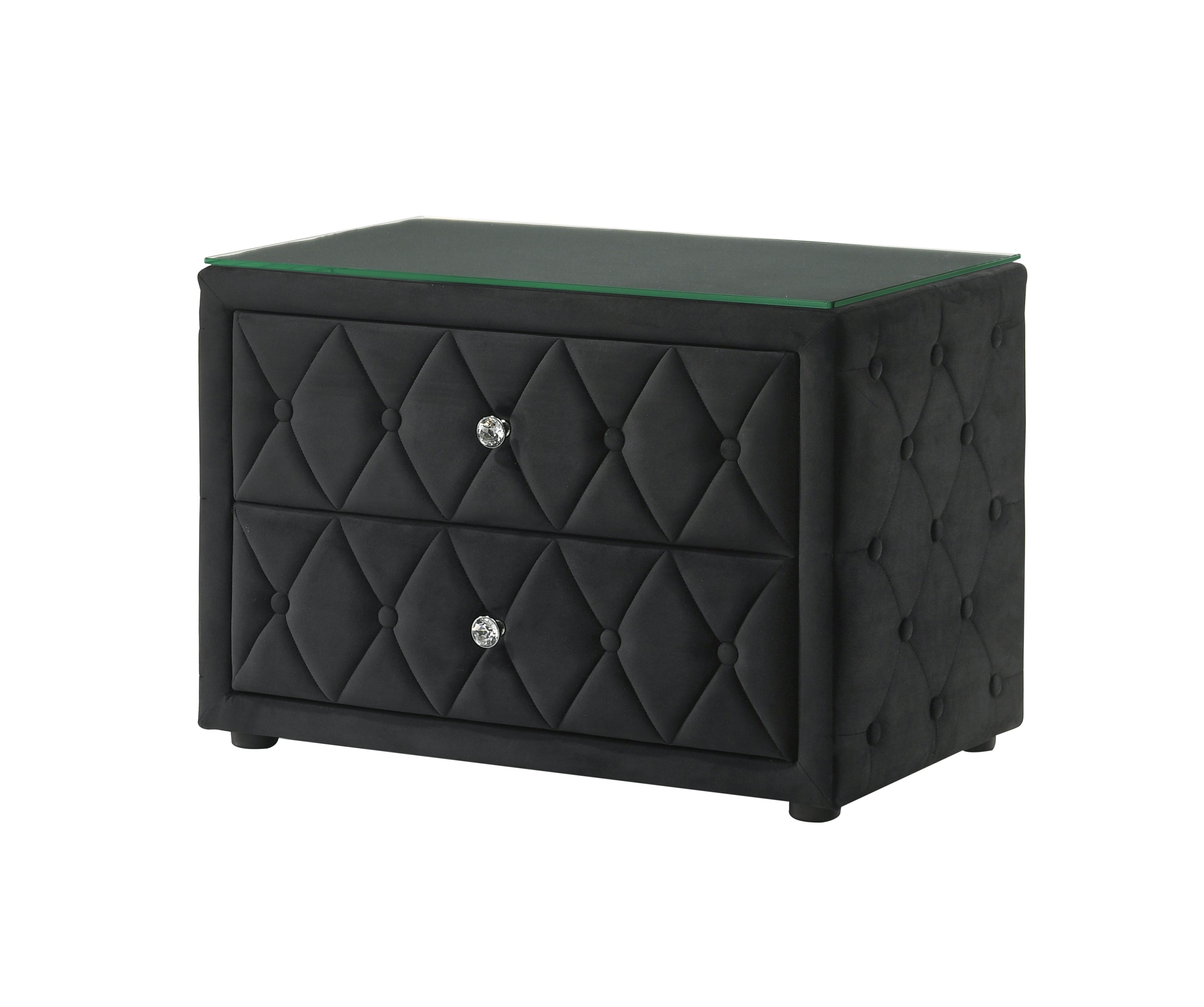 Josephine Black Nightstand