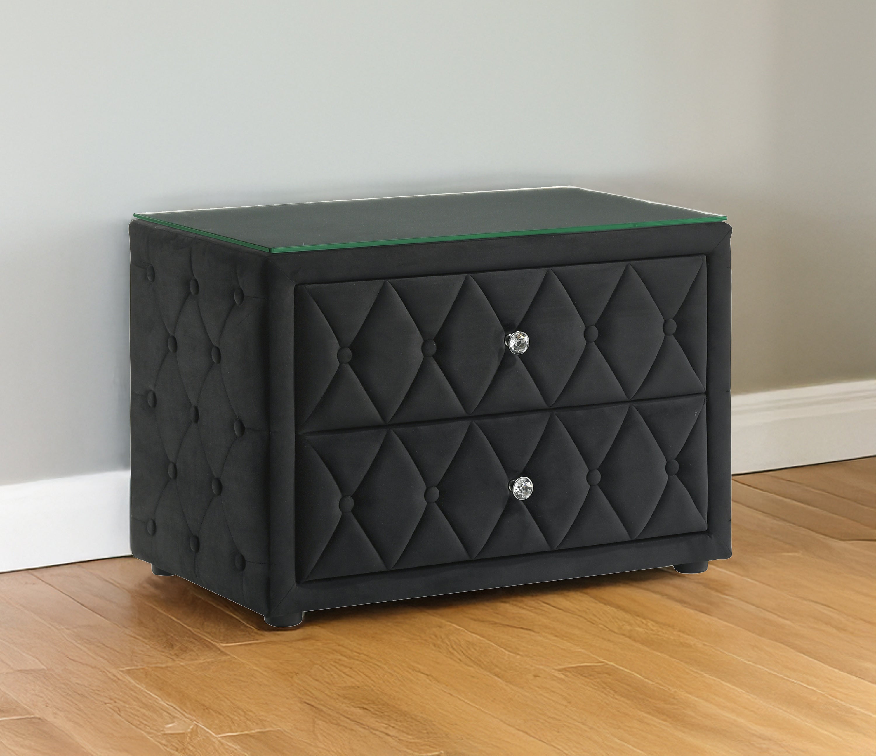 Josephine Black Nightstand