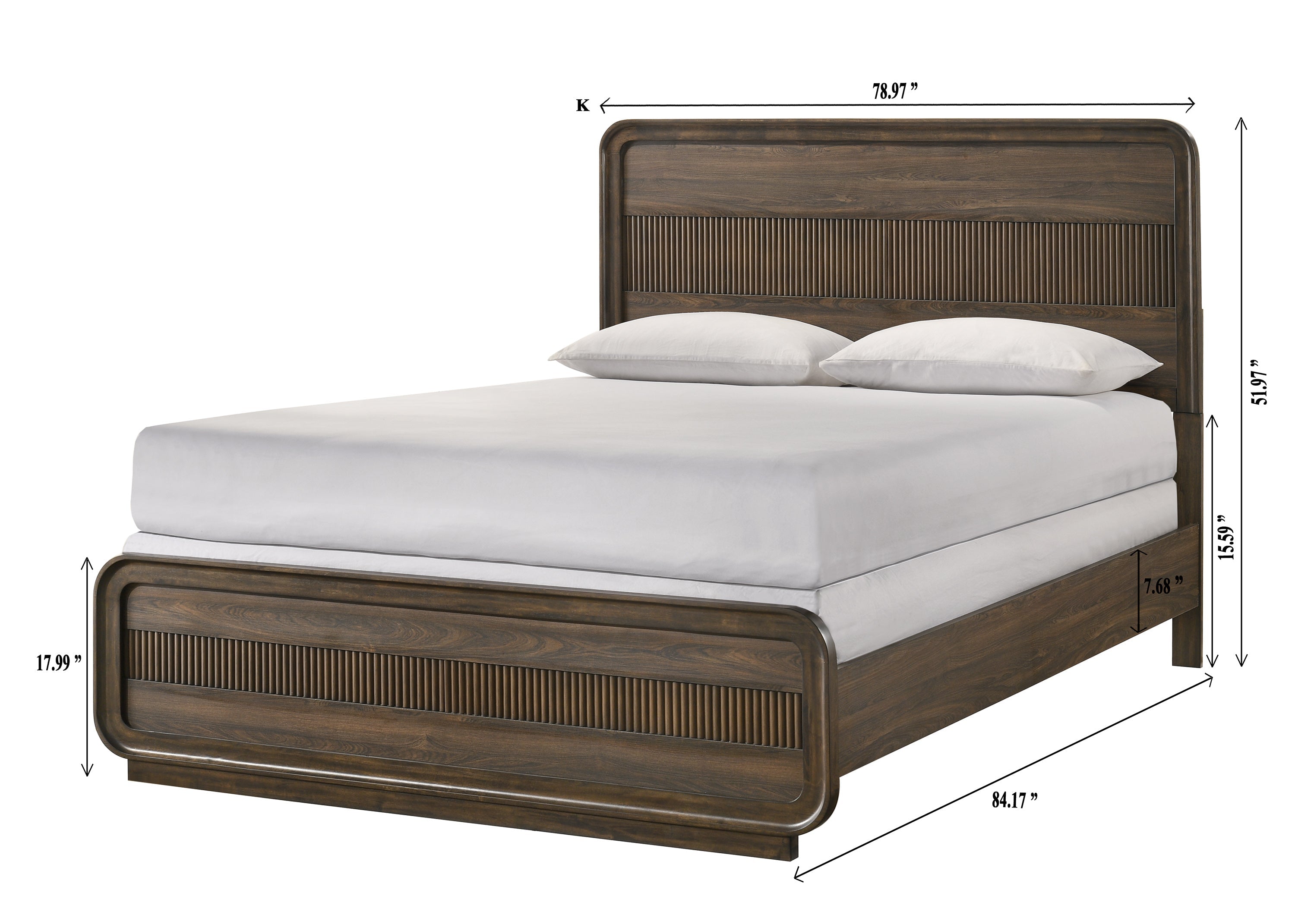 Kinkaid Warm Wood Bedroom Set
