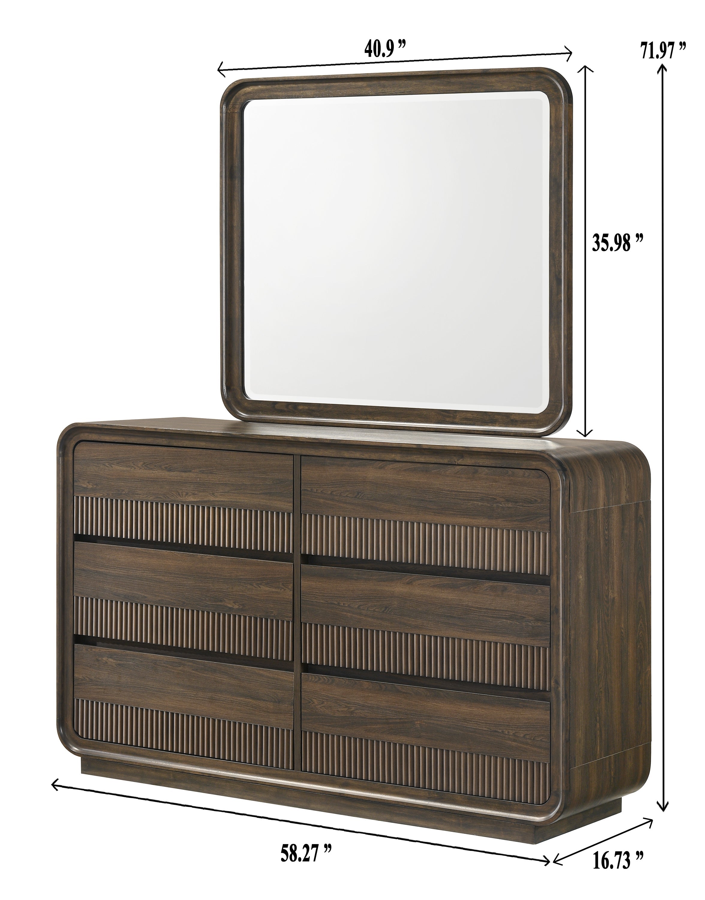Kinkaid Warm Wood Bedroom Set