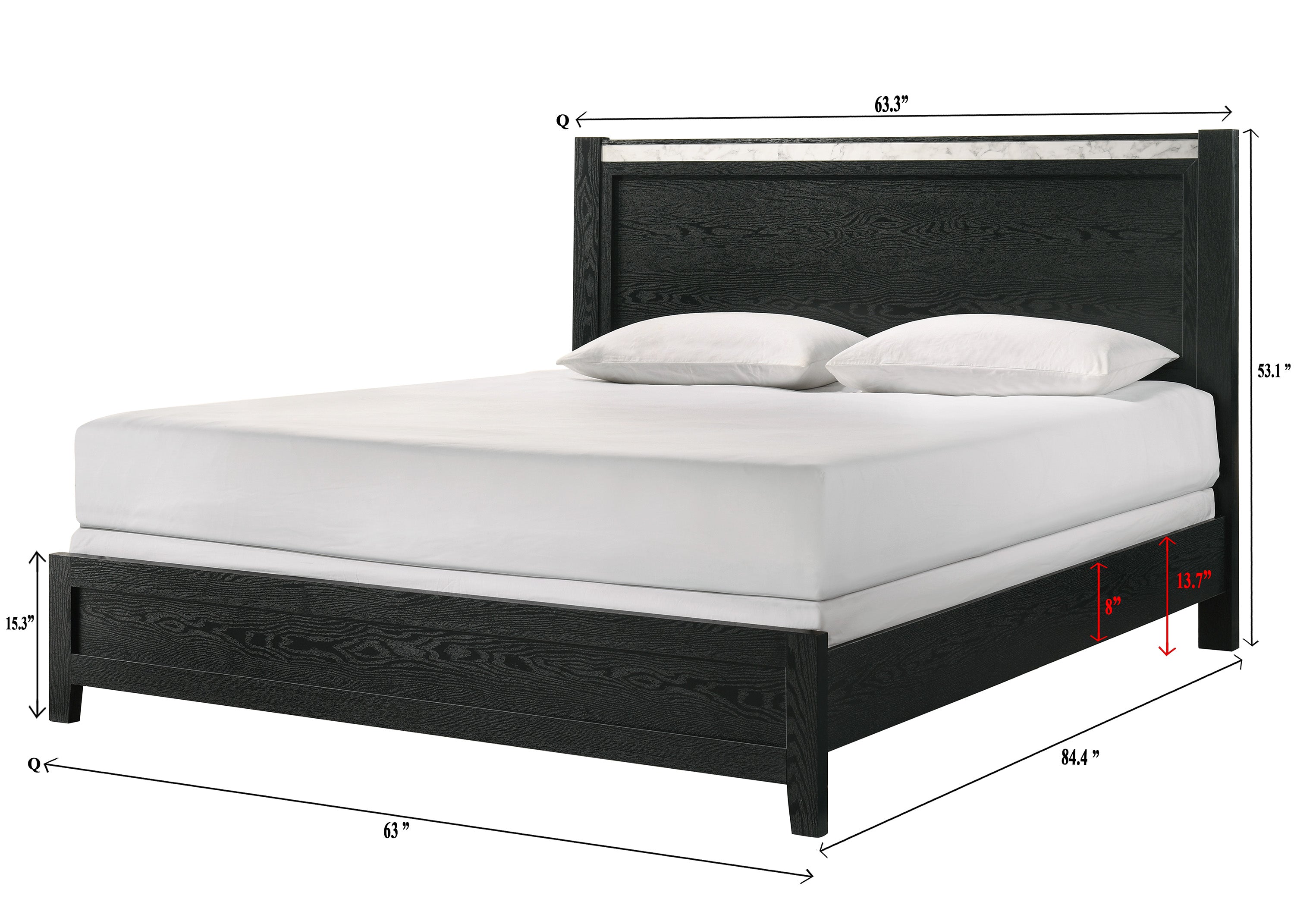 Lamar Black Bedroom Set
