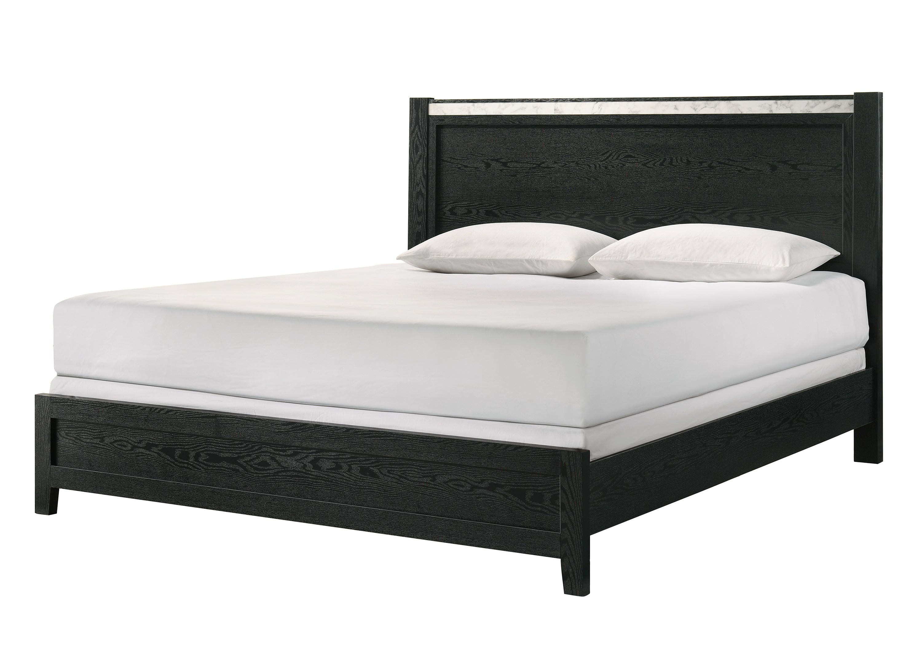 Lamar Black King Bed