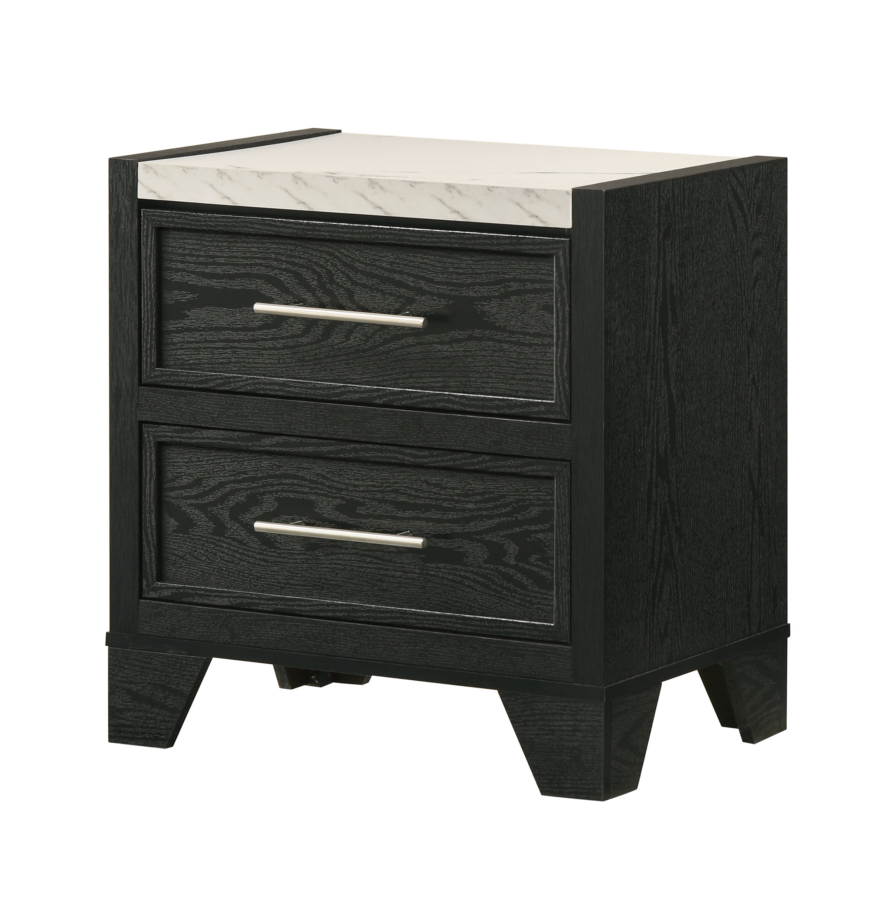 Lamar Black Nightstand