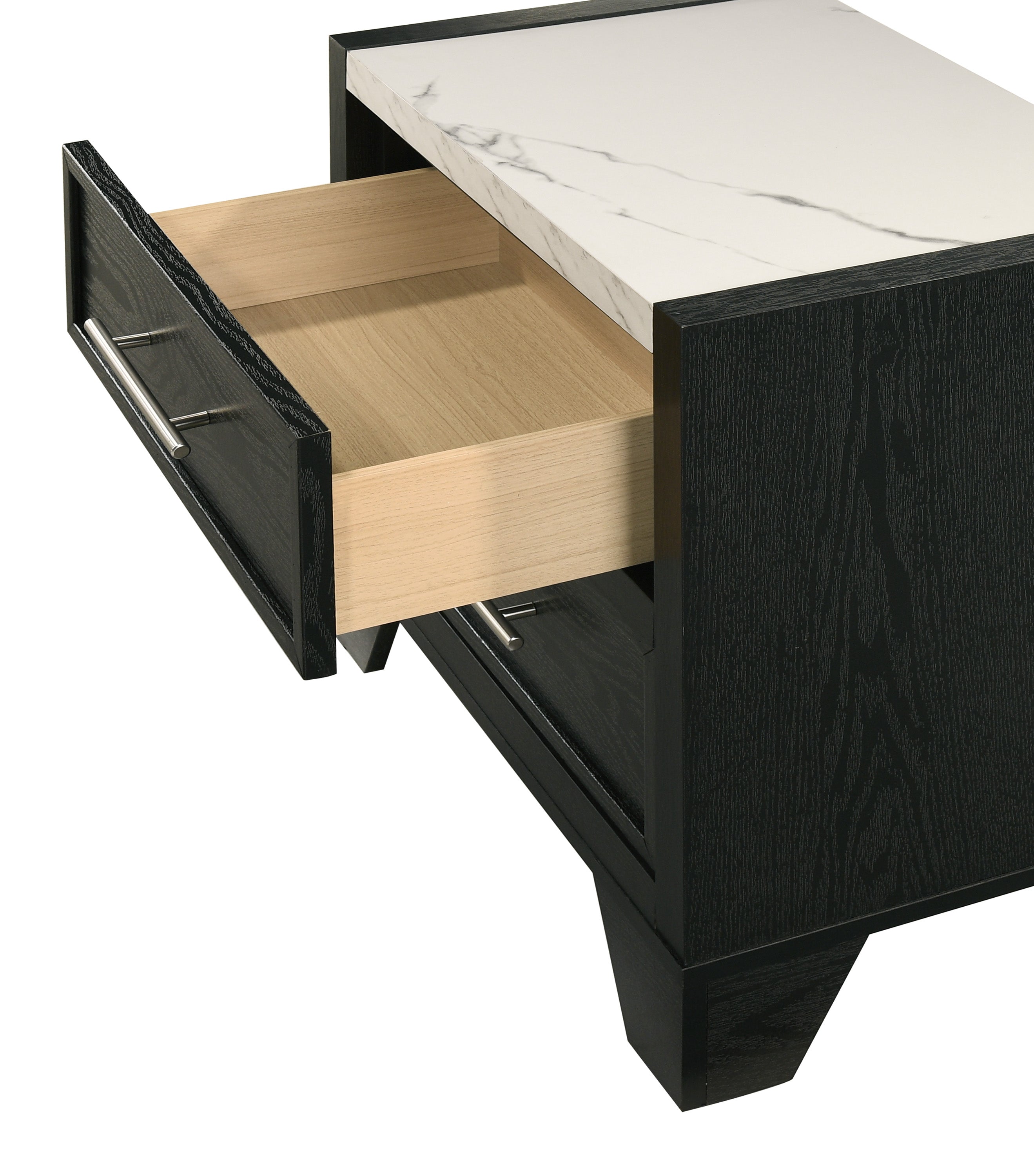 Lamar Black Nightstand
