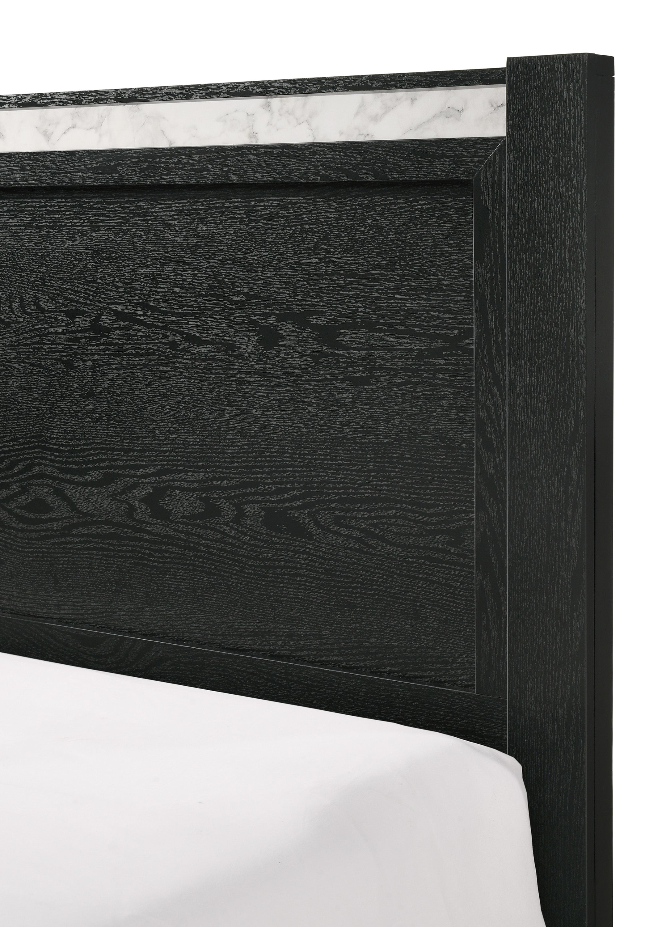 Lamar Black King Bed