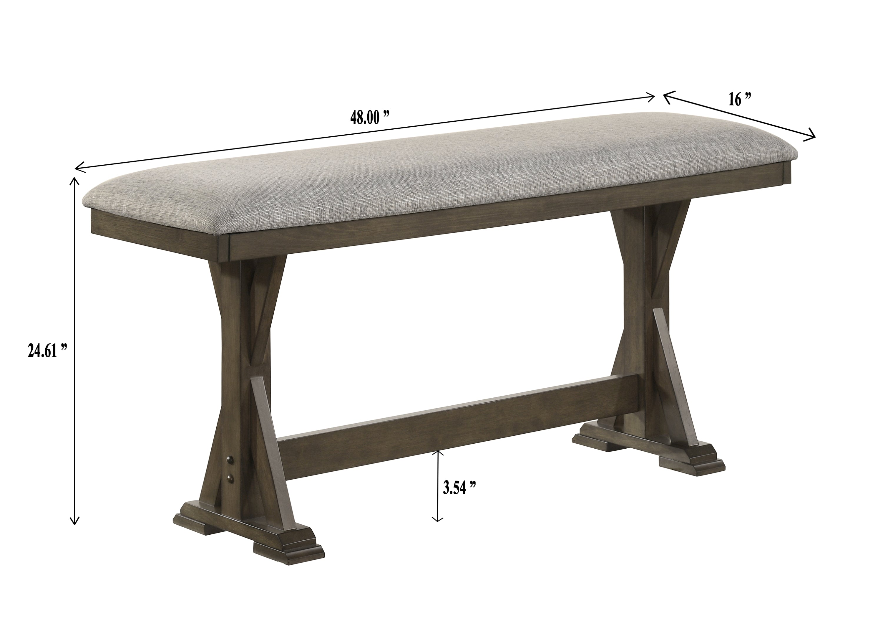 Lloyd Brown Counter Height Bench