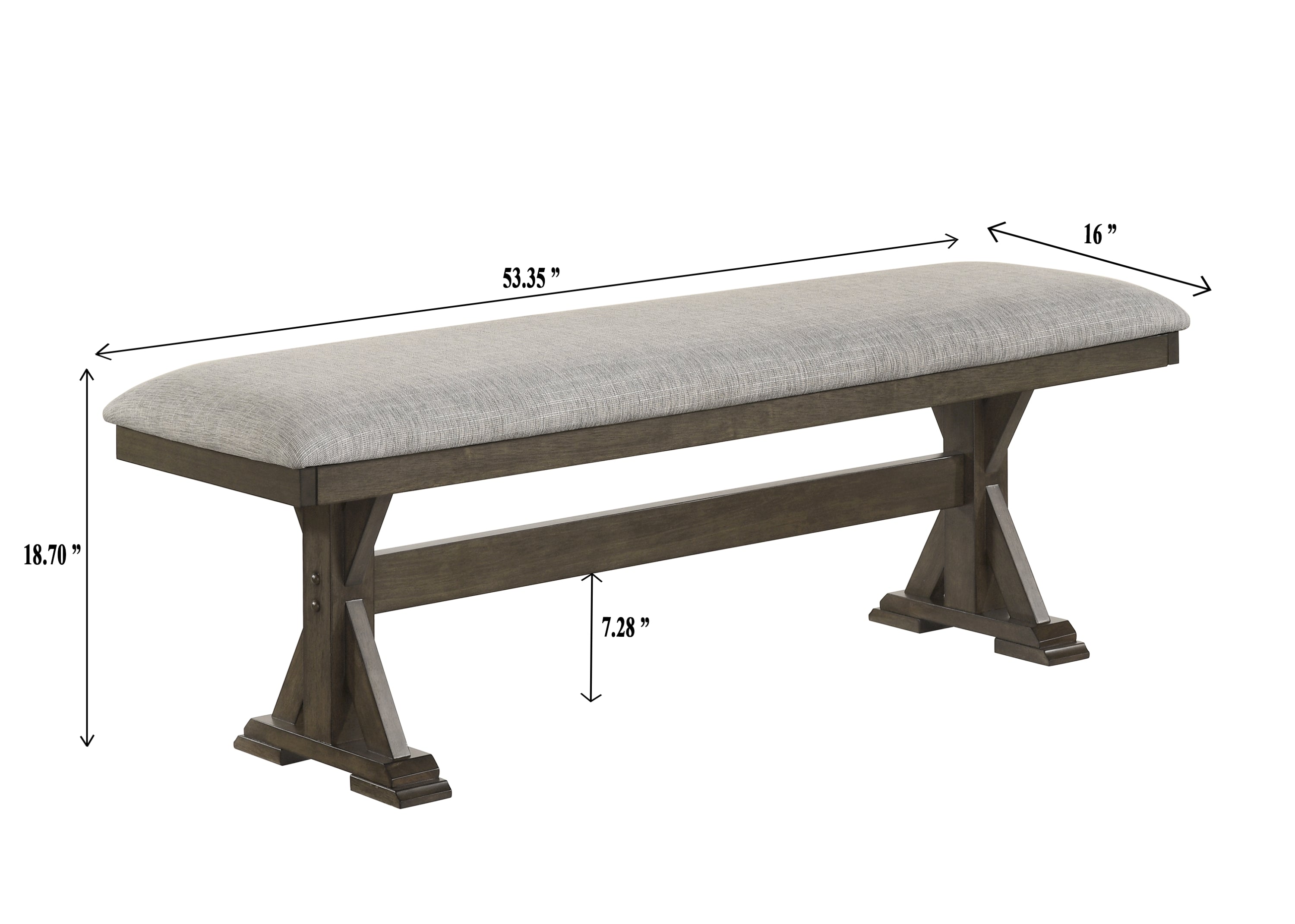 Lloyd Brown Dining Bench