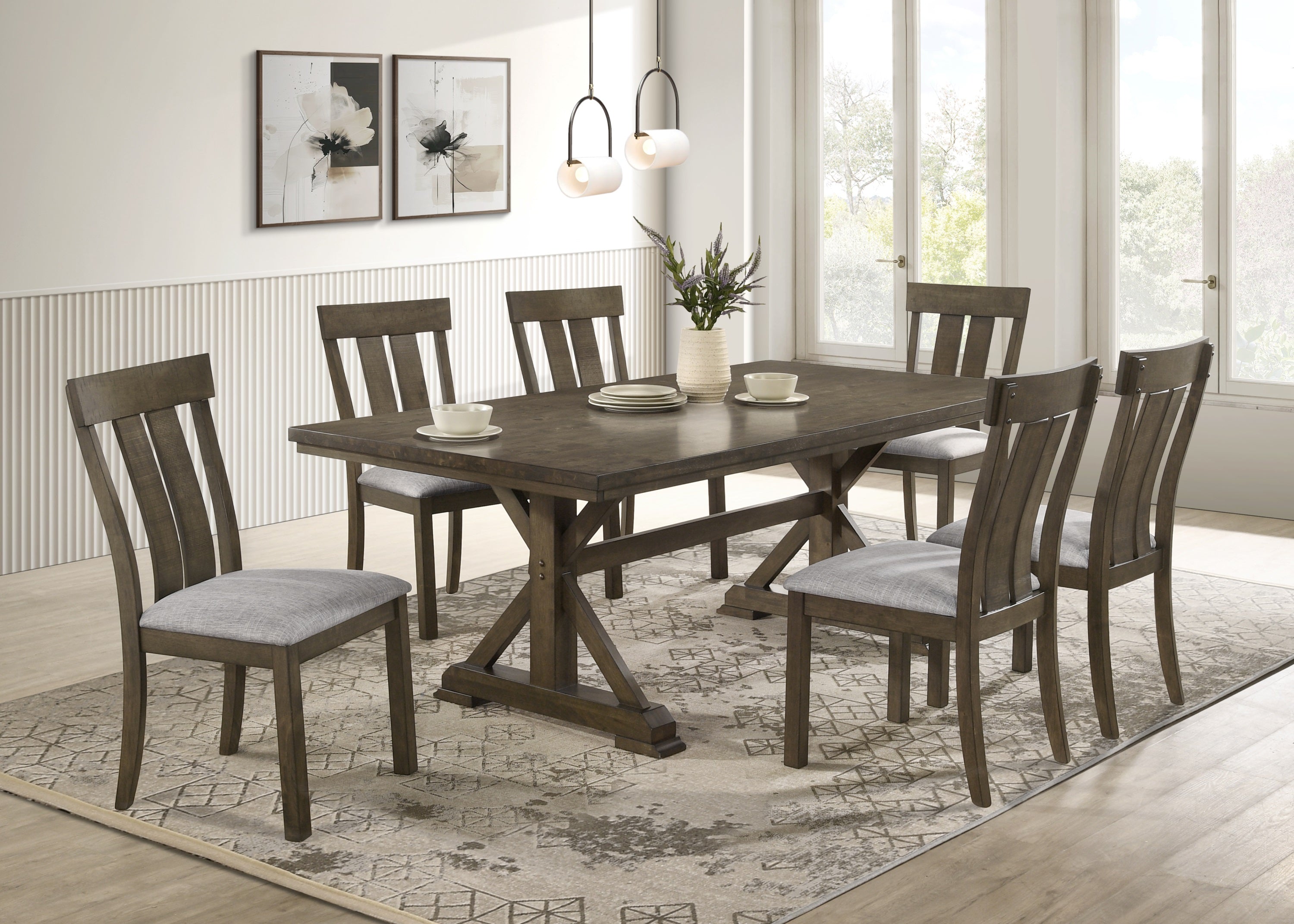 Lloyd Brown Dining Side Chair, Set of 2