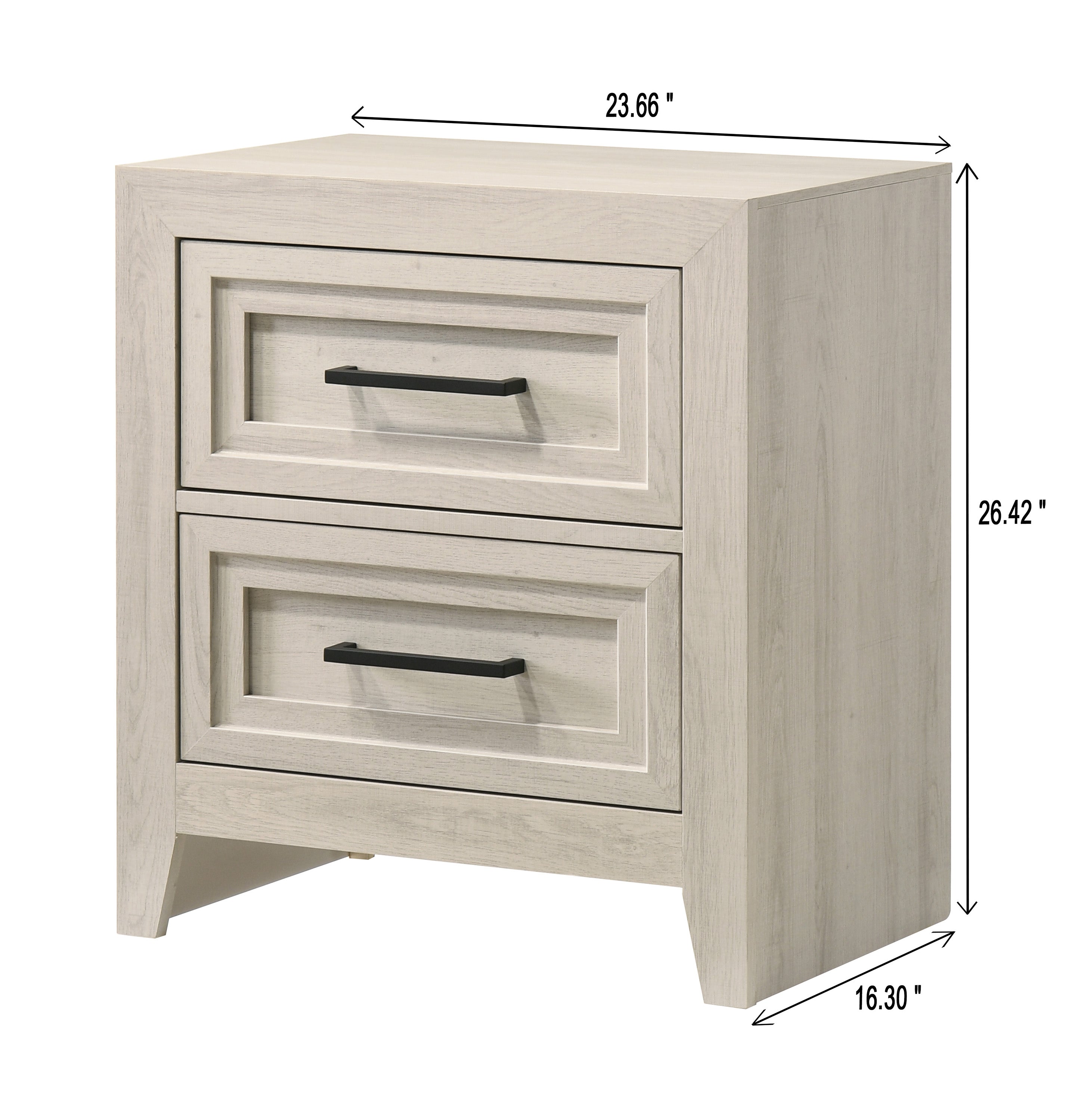 Lorraine Antique White Panel Bedroom Set