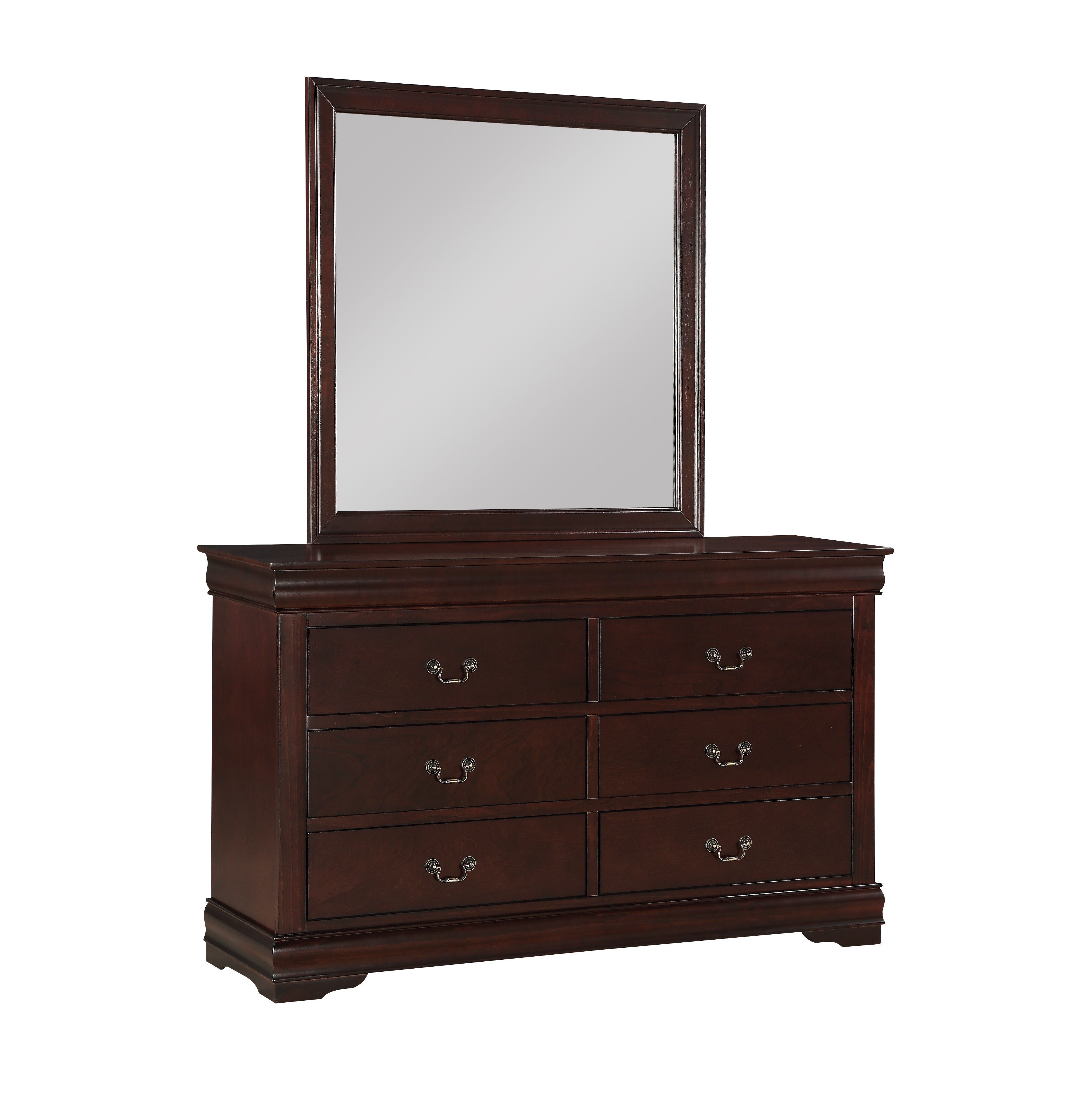 Louis Philip Cherry Mirror (Mirror Only)