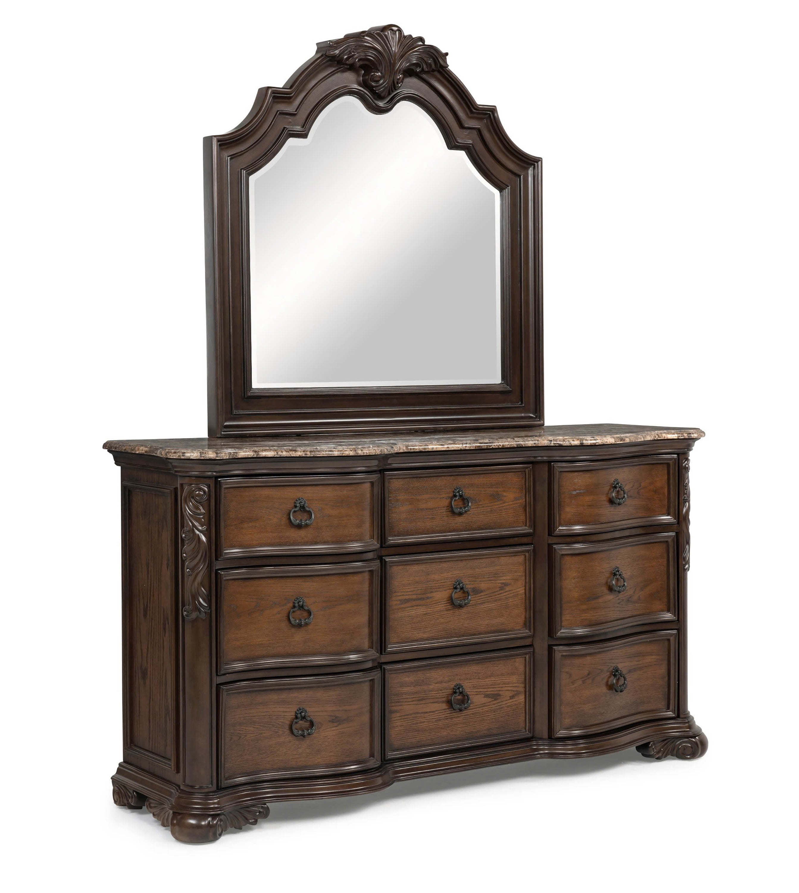 Ludwig Brown Upholstered Panel Bedroom Set