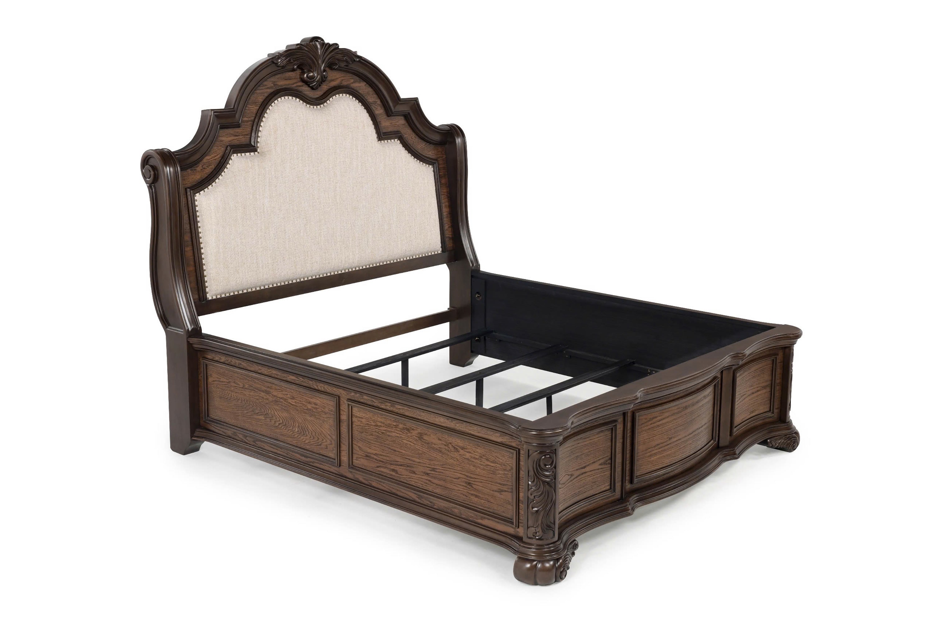 Ludwig Brown Upholstered Panel Bedroom Set
