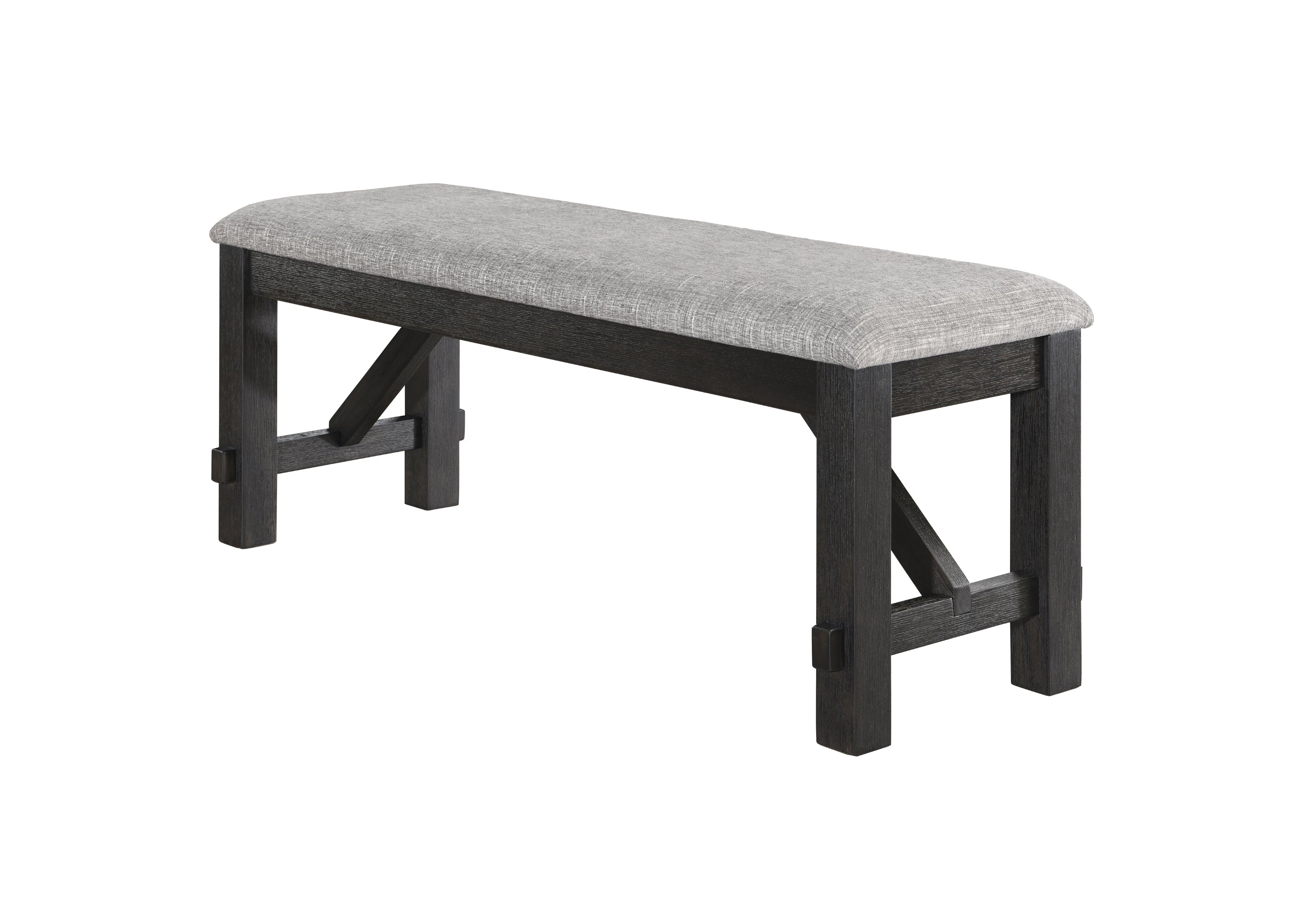 Maribelle Wheat Charcoal Bench