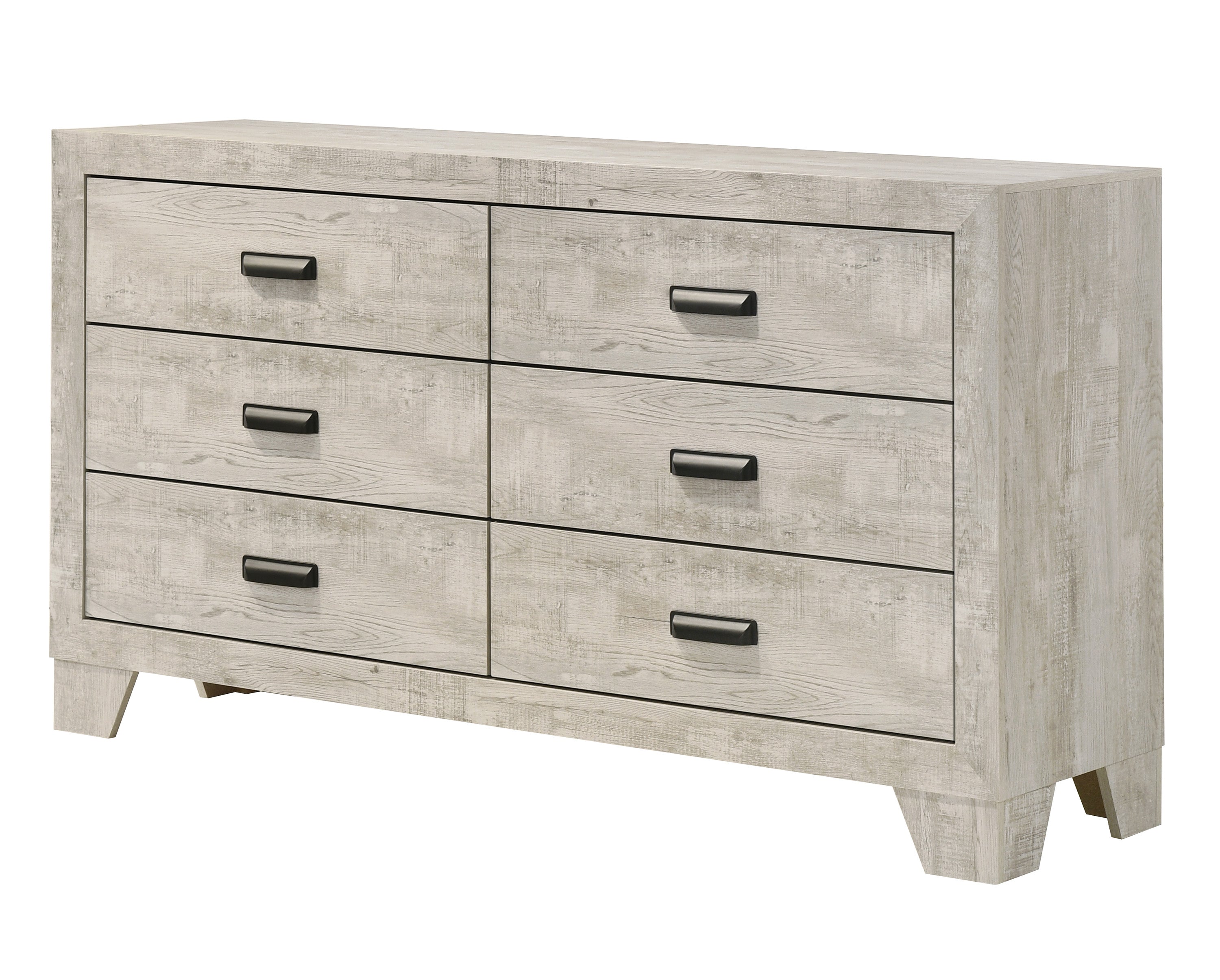 Millie Whitewash Panel Bedroom Set