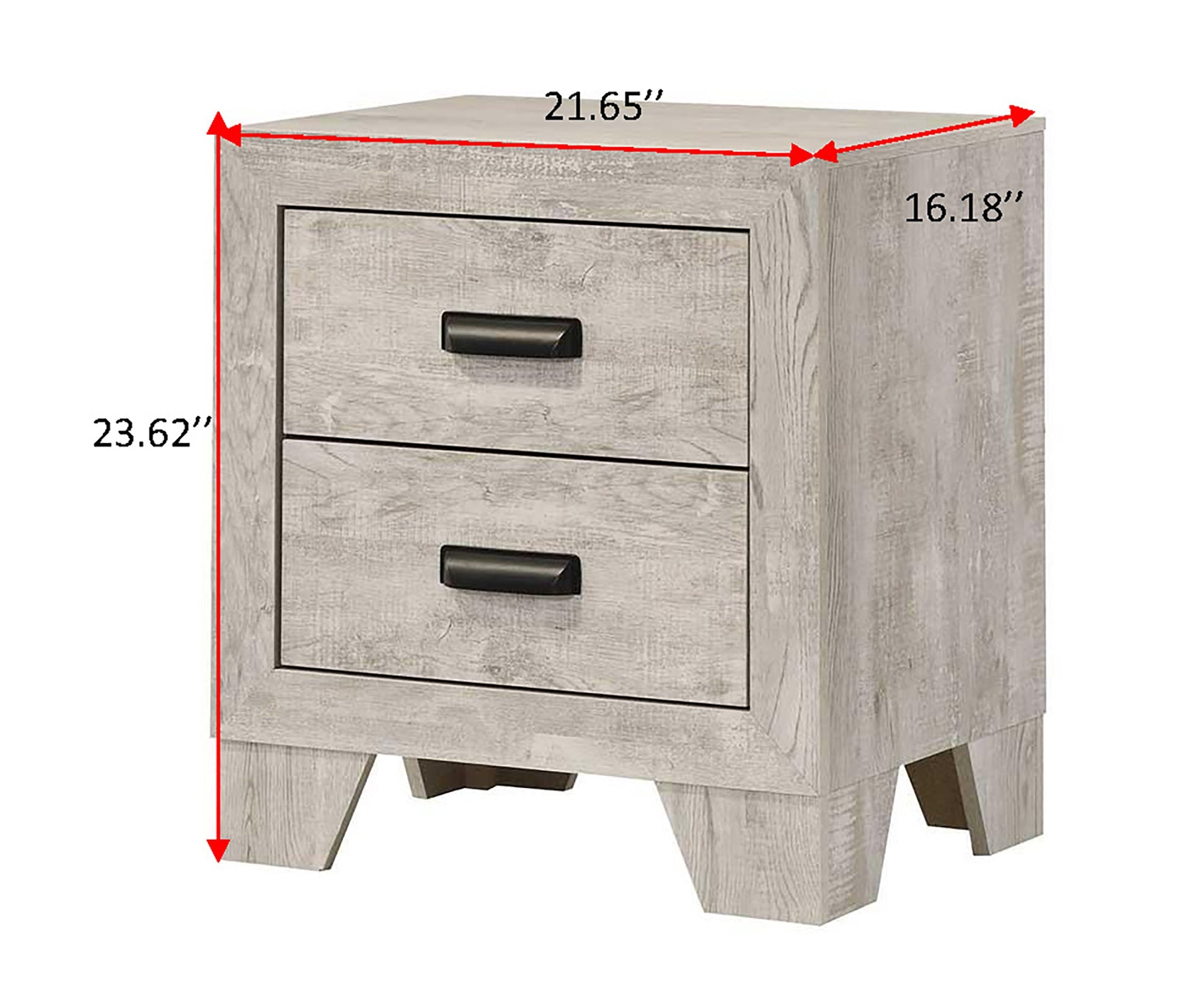 Millie Whitewash Panel Youth Bedroom Set