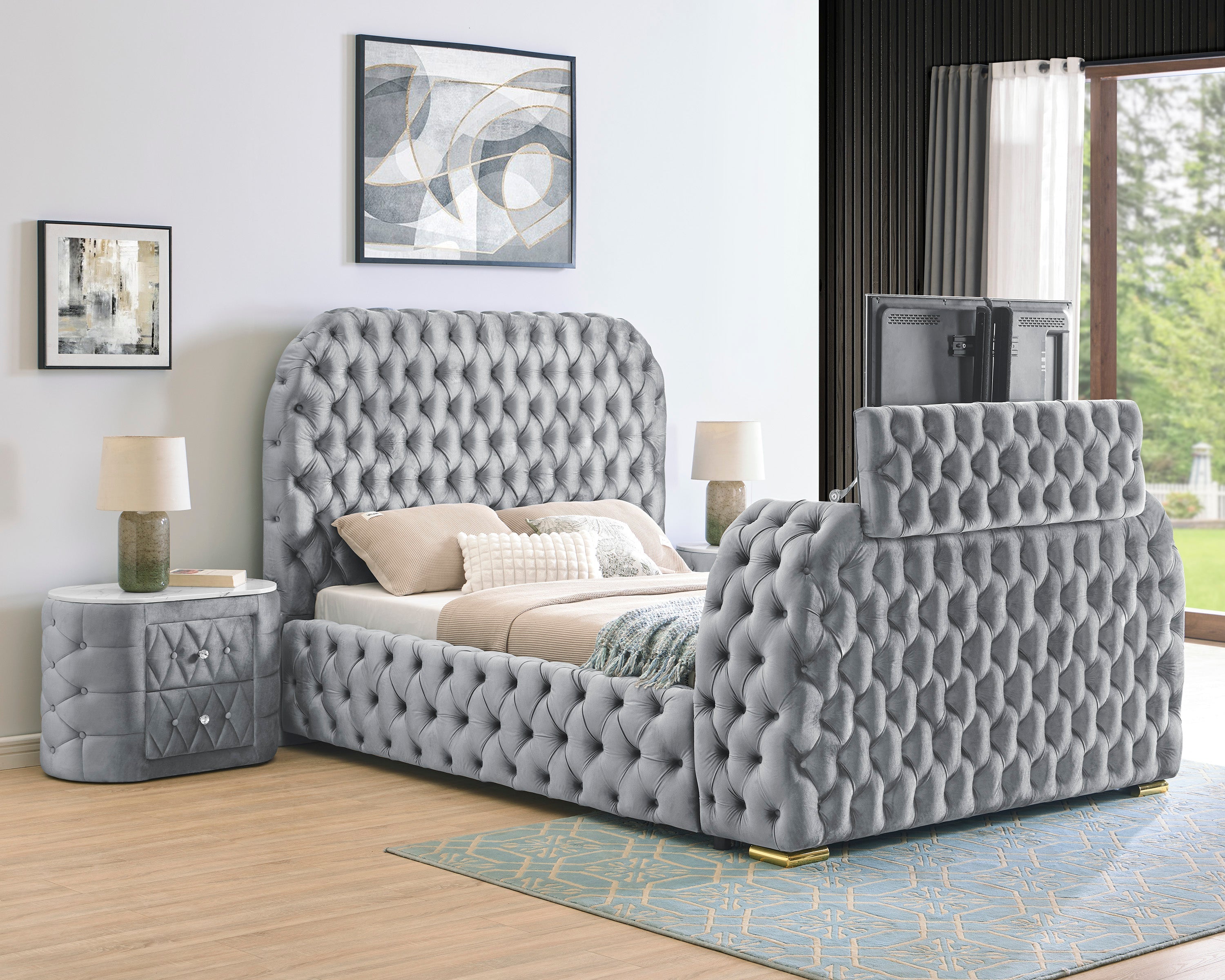 Natalia Gray Nightstand