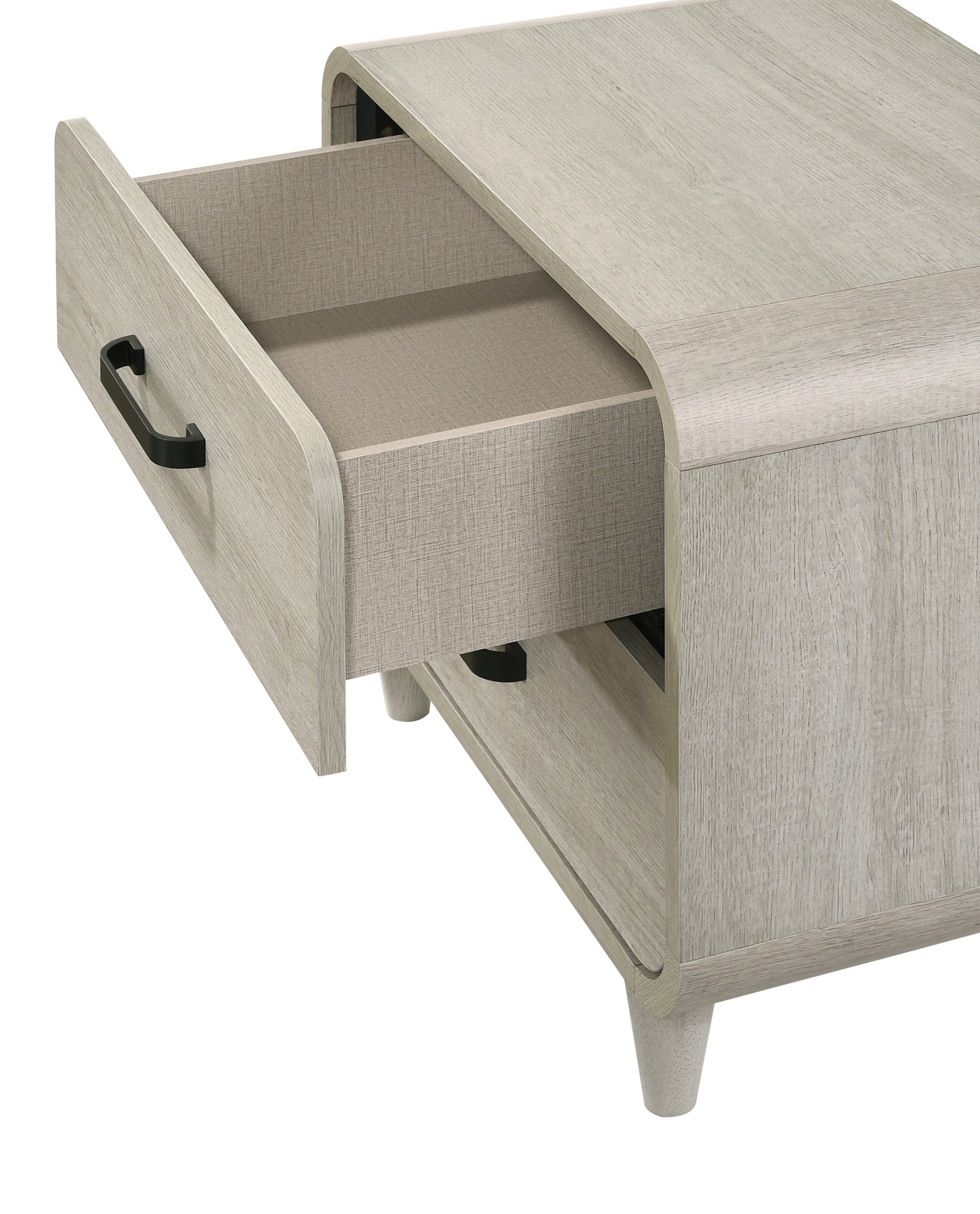 Nyomi White Upholstered Bedroom Set
