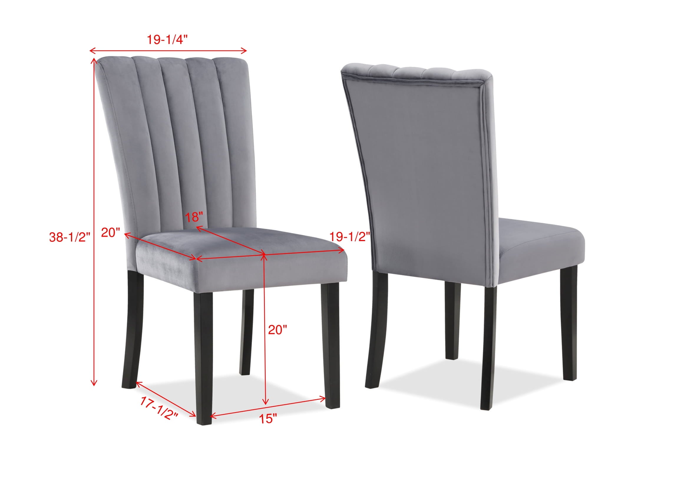 Pascal Black/Gray Marble-Top Dining Set