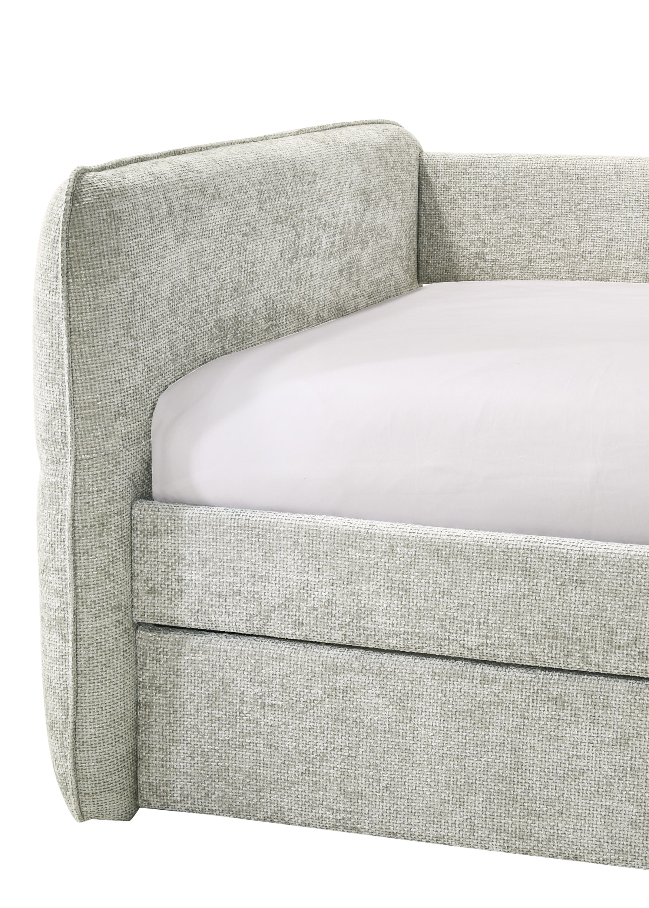Philipa Light Gray Daybed with Trundle