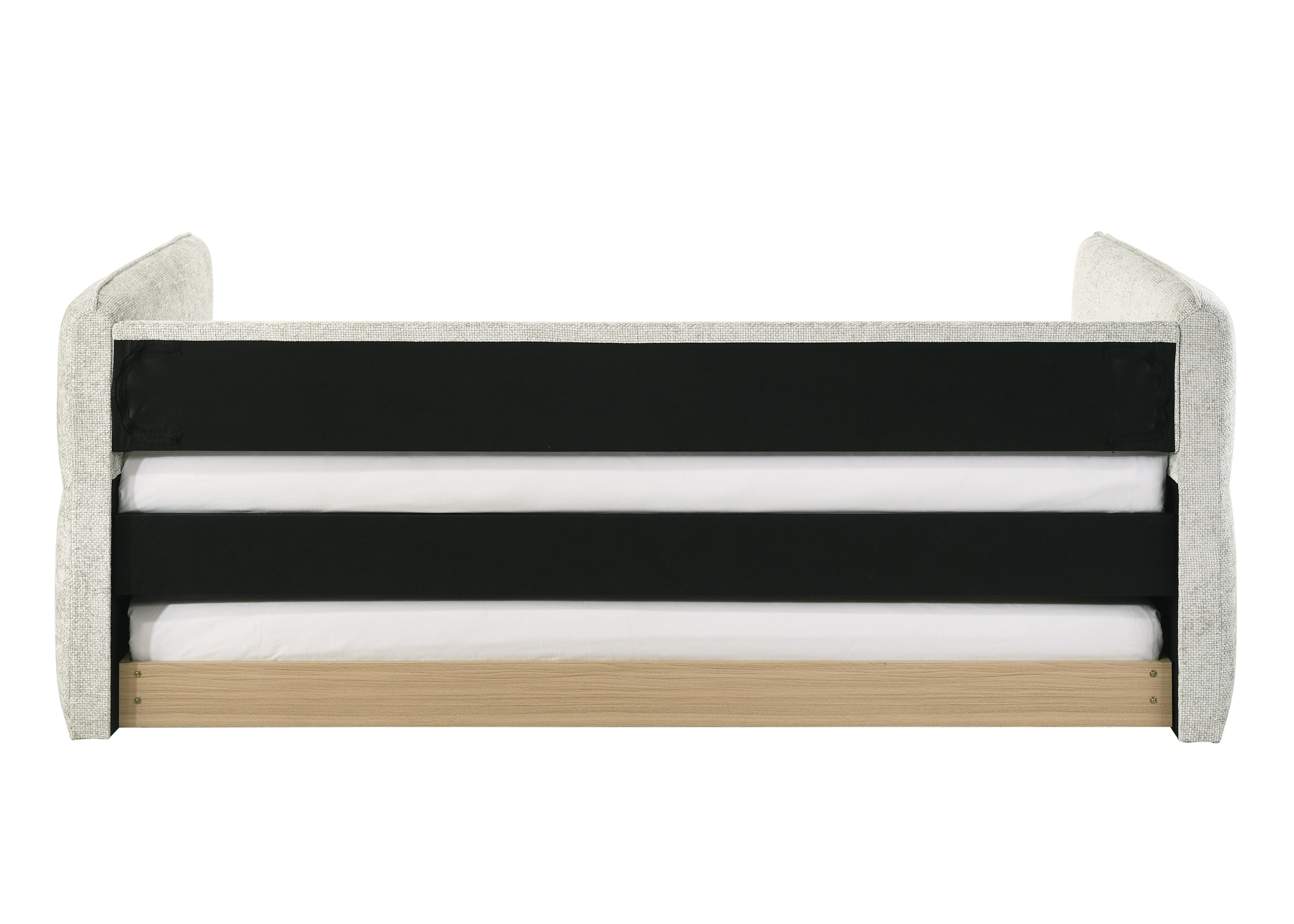 Philipa Light Gray Daybed with Trundle