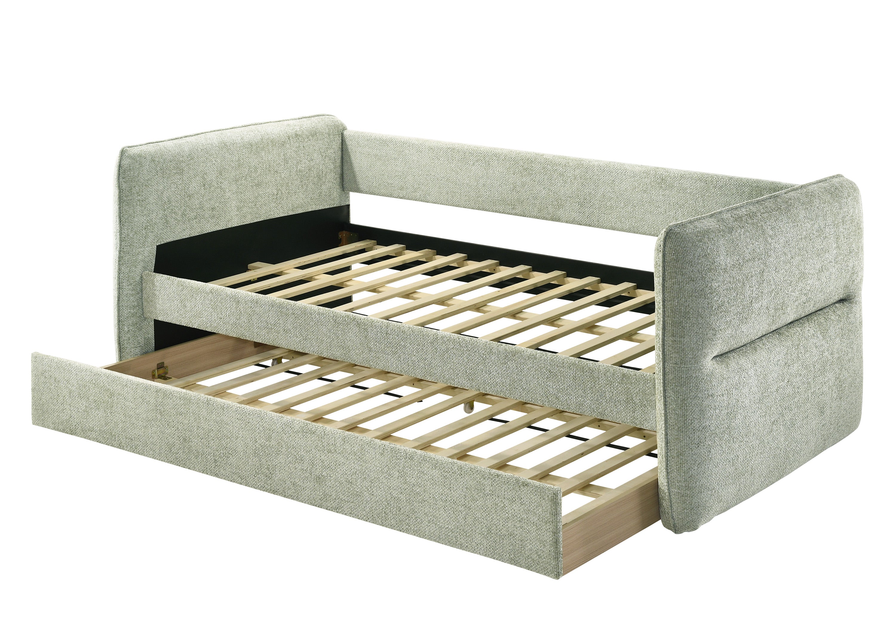 Philipa Light Green Daybed with Trundle