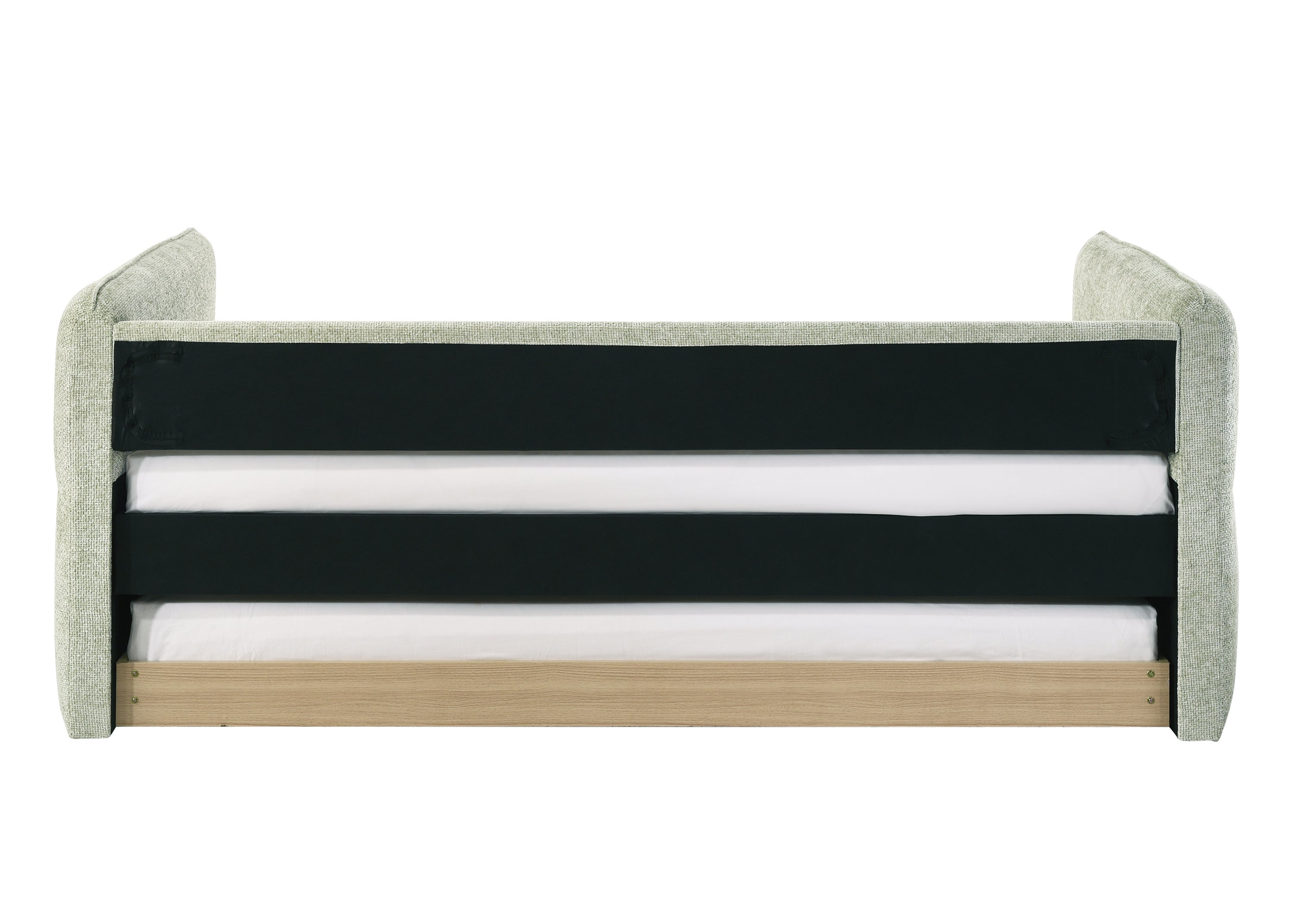 Philipa Light Green Daybed with Trundle