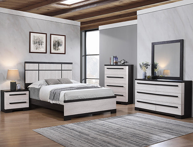 Remington Black/White Dresser Mirror (Mirror Only)