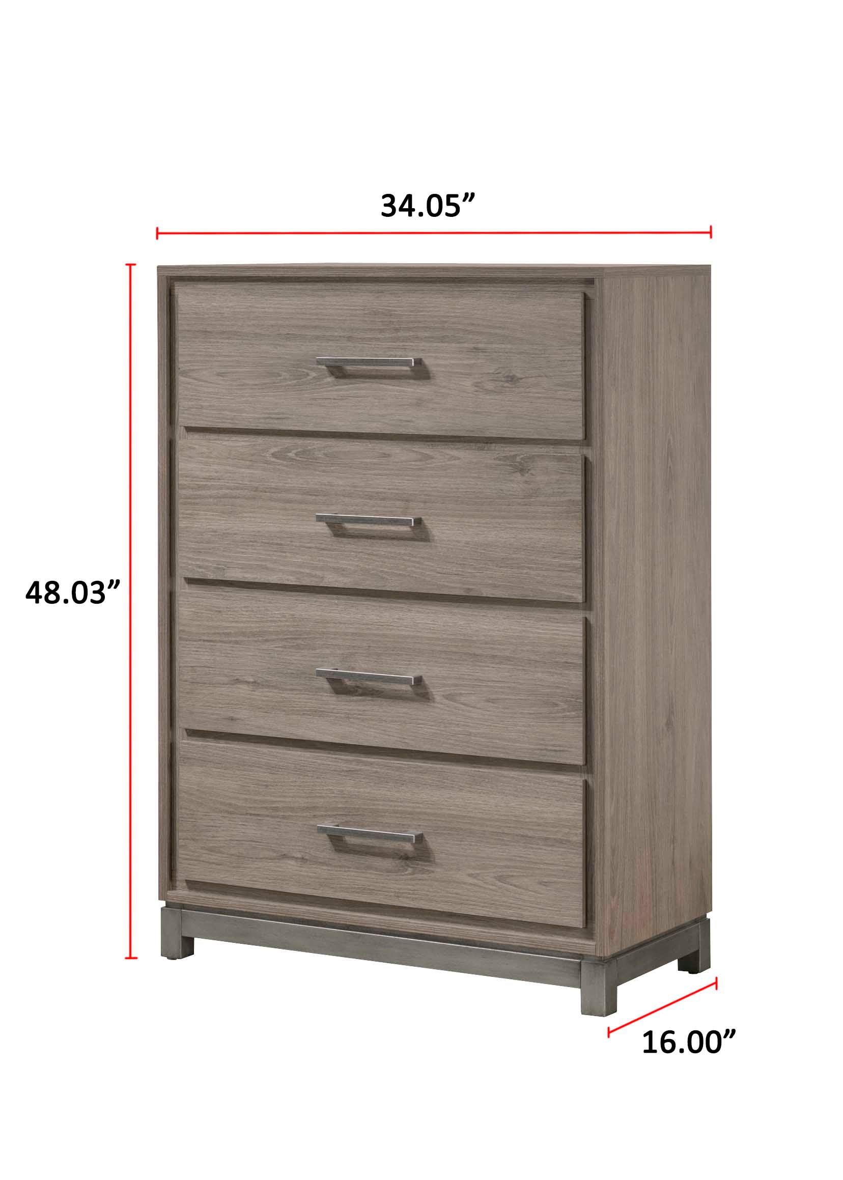 River Brown Panel Bedroom Set